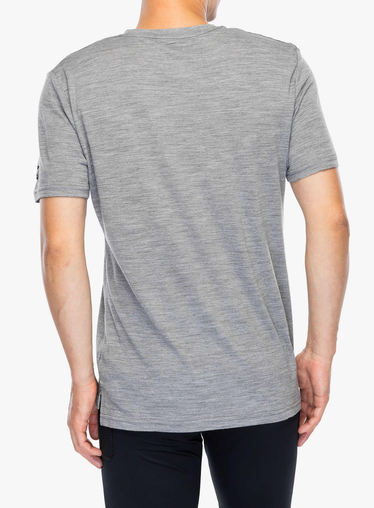 Tricou lana merinos Super.natural Carski Tee - cashmere grey melange/various