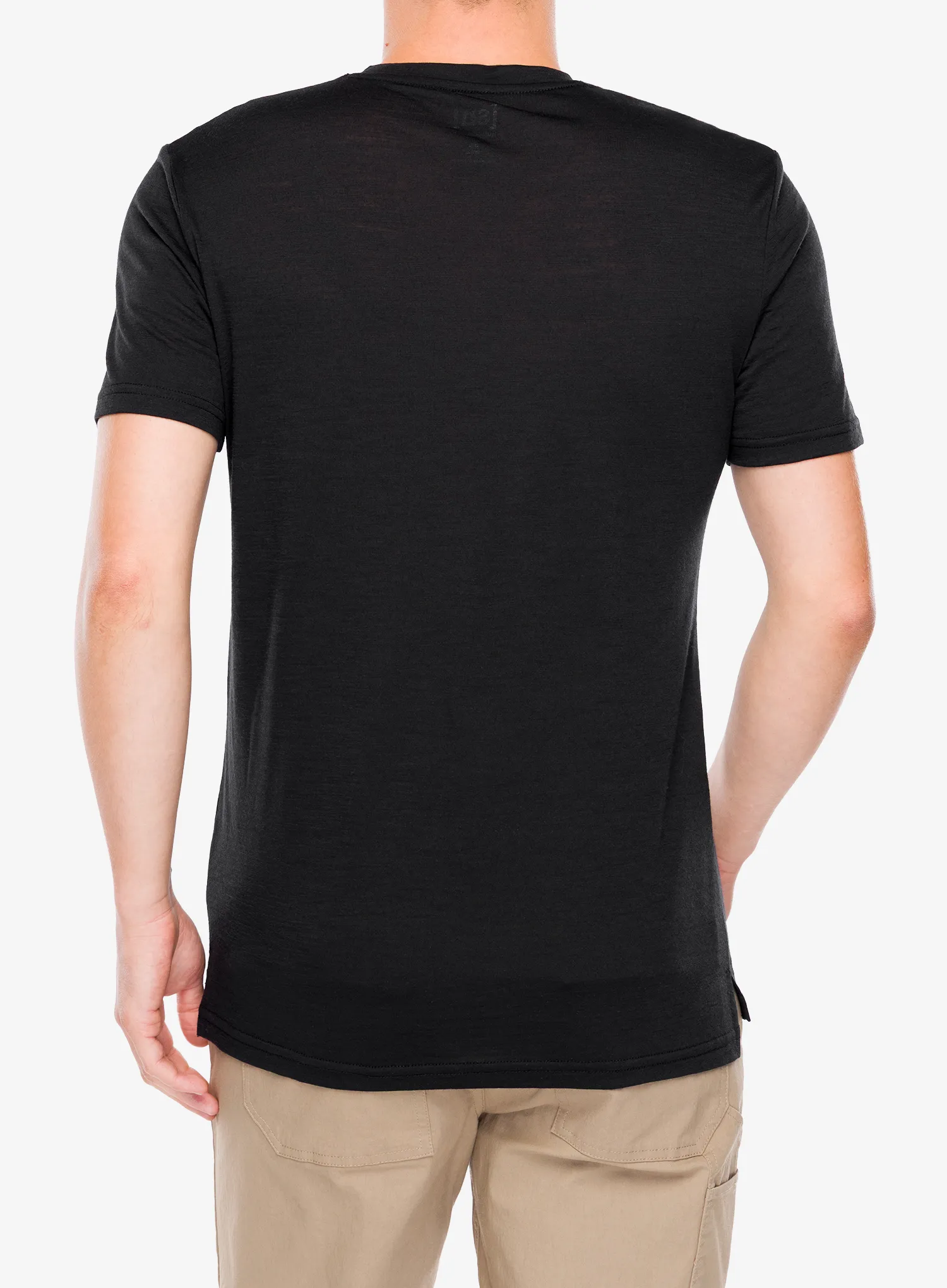 Tricou lana merinos Super.natural Jumping Jack Tee - jet black/feather grey
