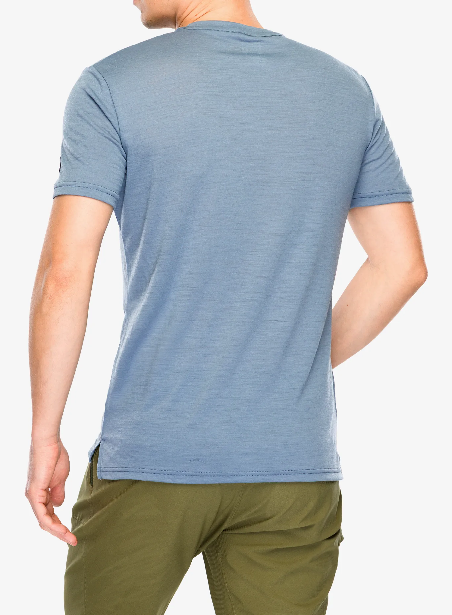 Tricou lana merinos Super.natural Sn Sailor Tee - flint stone/b.berry/h.risk red