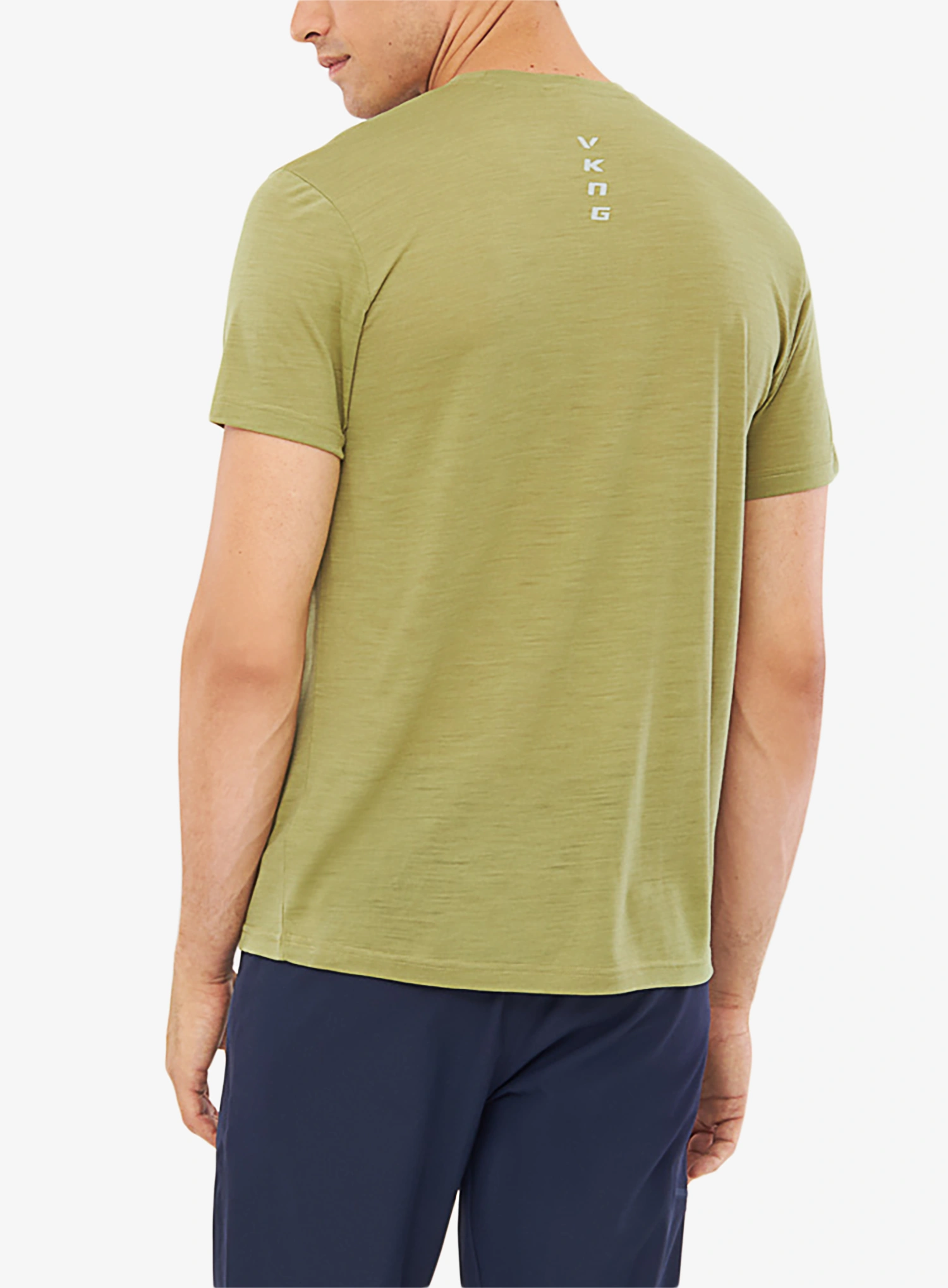 Tricou lana merinos Viking Salen - olive