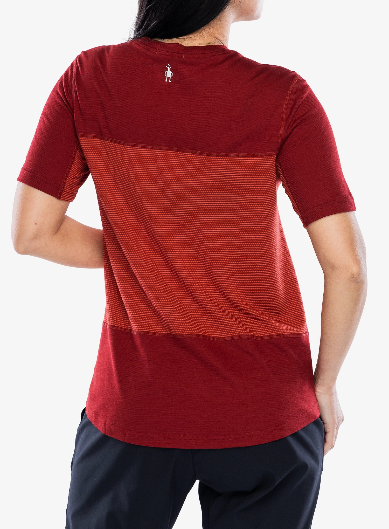 Tricou ciclism femei Smartwool Mountain Bike Short Sleeve Jersey - currant