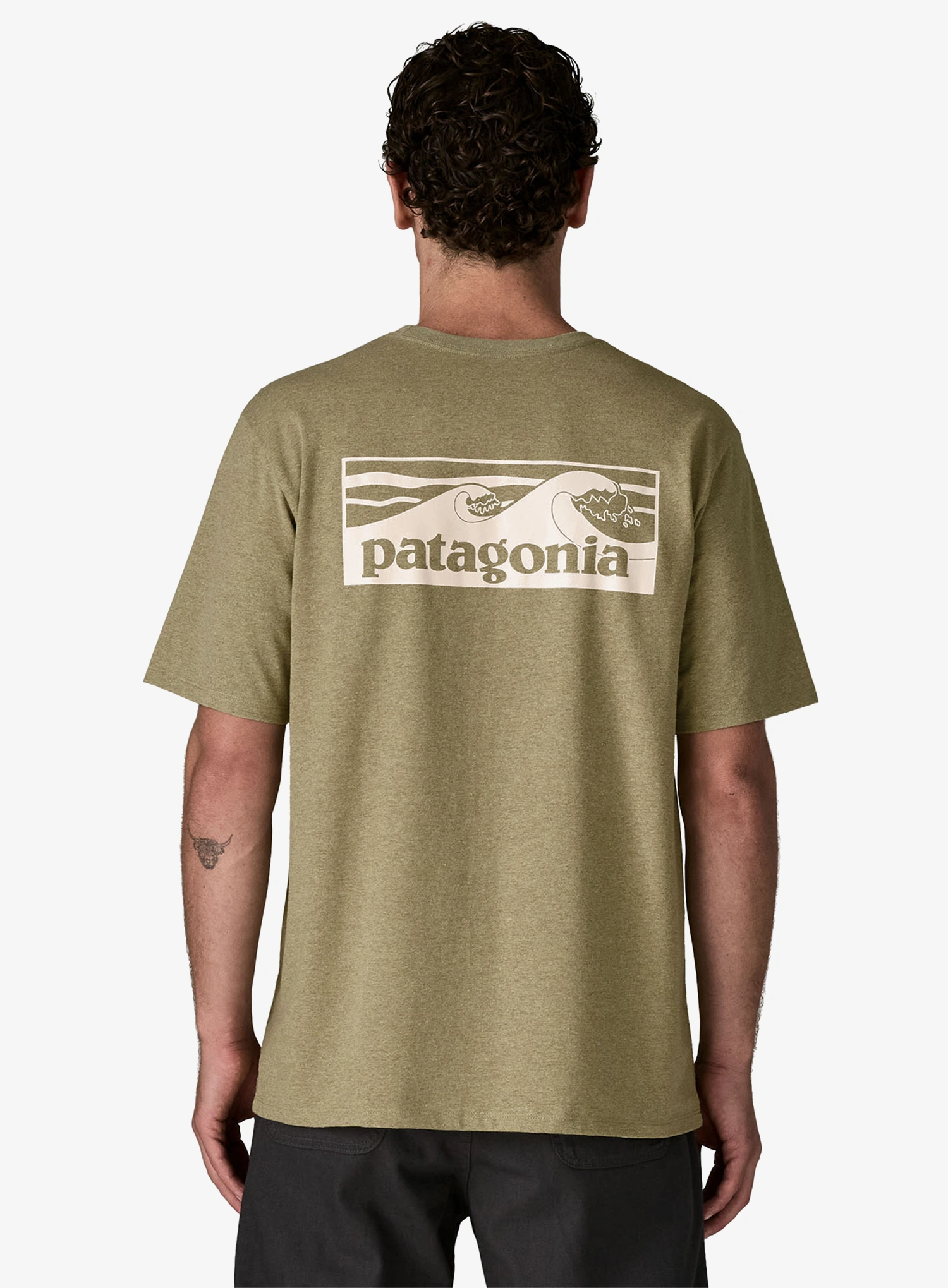 Tricou Patagonia Boardshort Logo Pocket Responsibili-Tee - gumtree green
