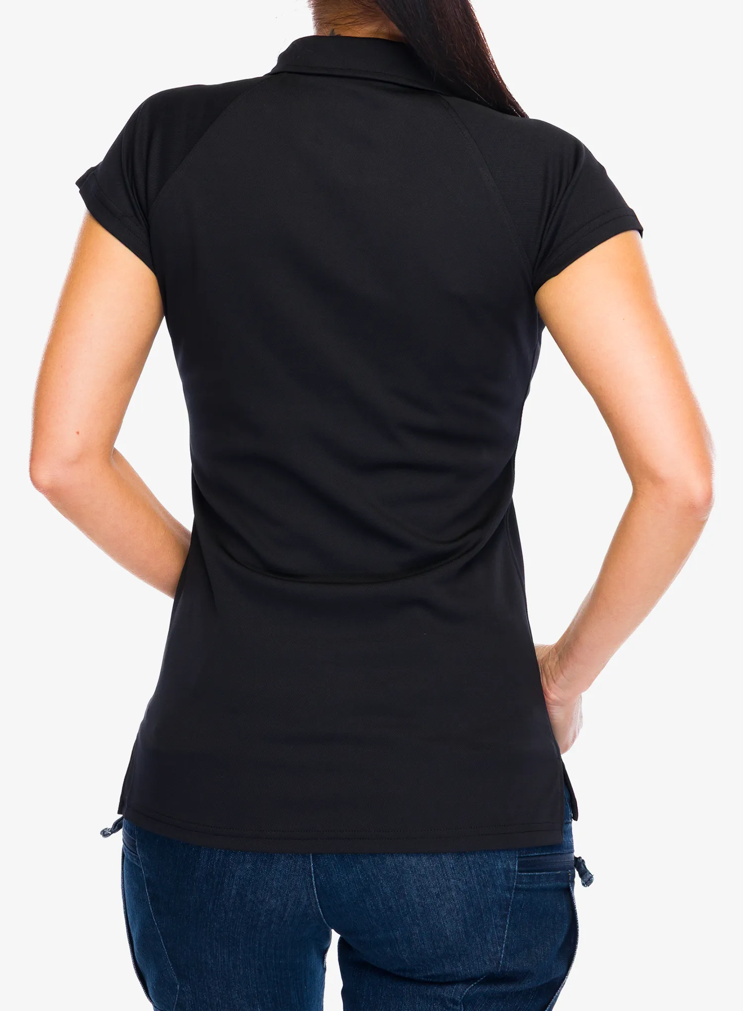 Tricou polo femei Helikon-Tex UTL Polo Shirt - TopCool Lite - black