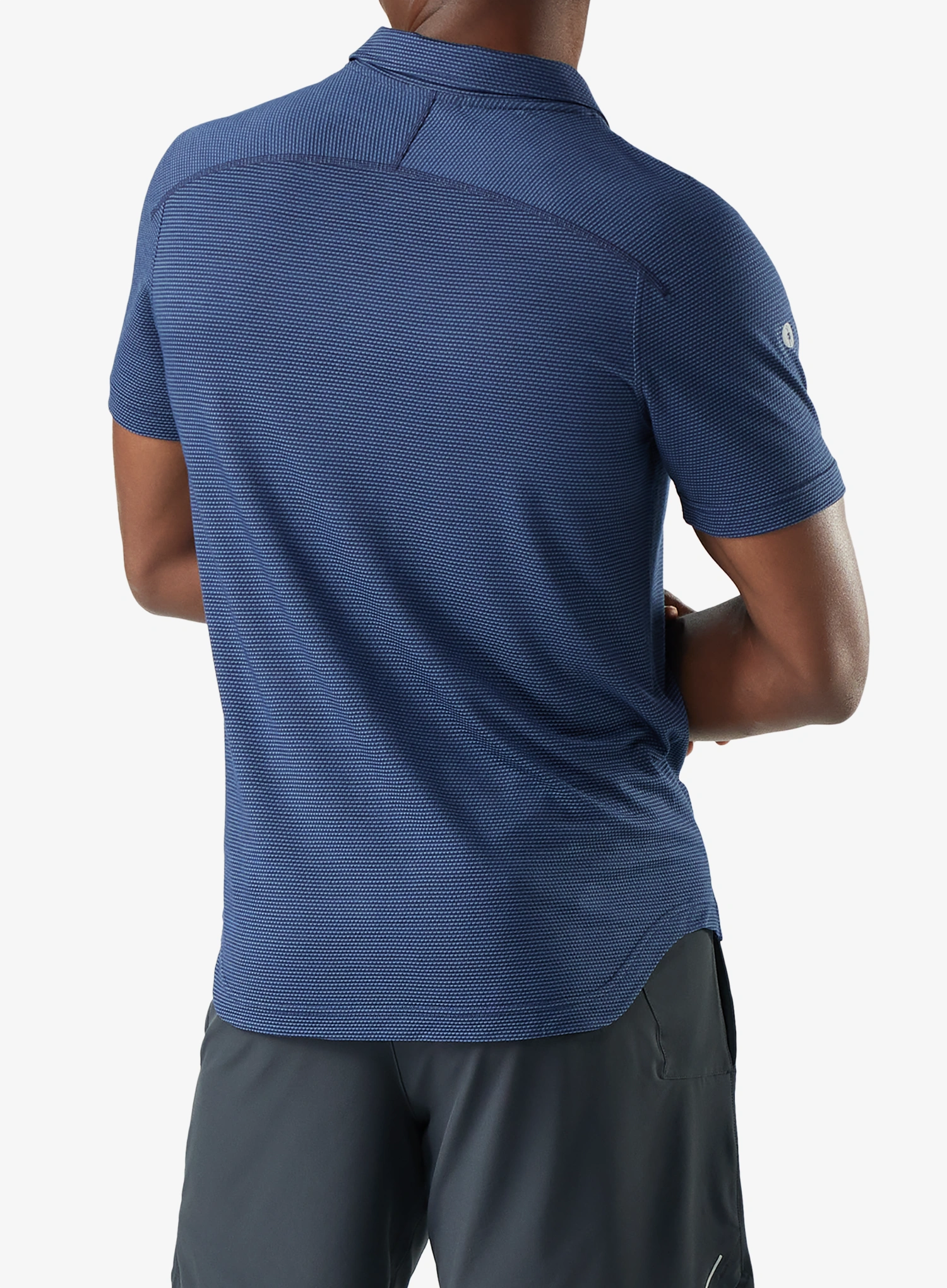 Tricou polo Smartwool Active Mesh Polo - nightfall/deep navy