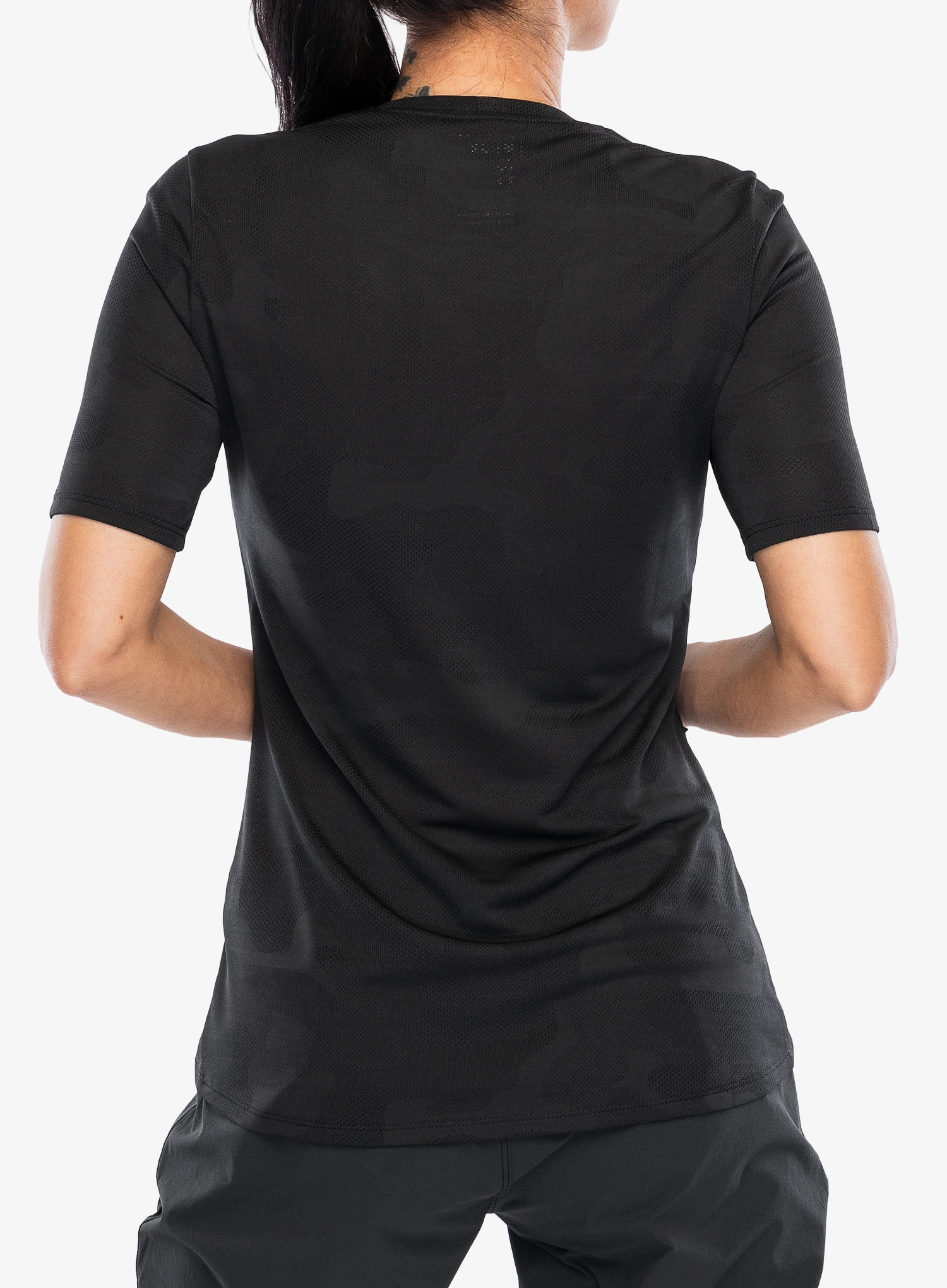 Tricou ciclism femei Fox Ranger Tru Dri SS Jersey - black