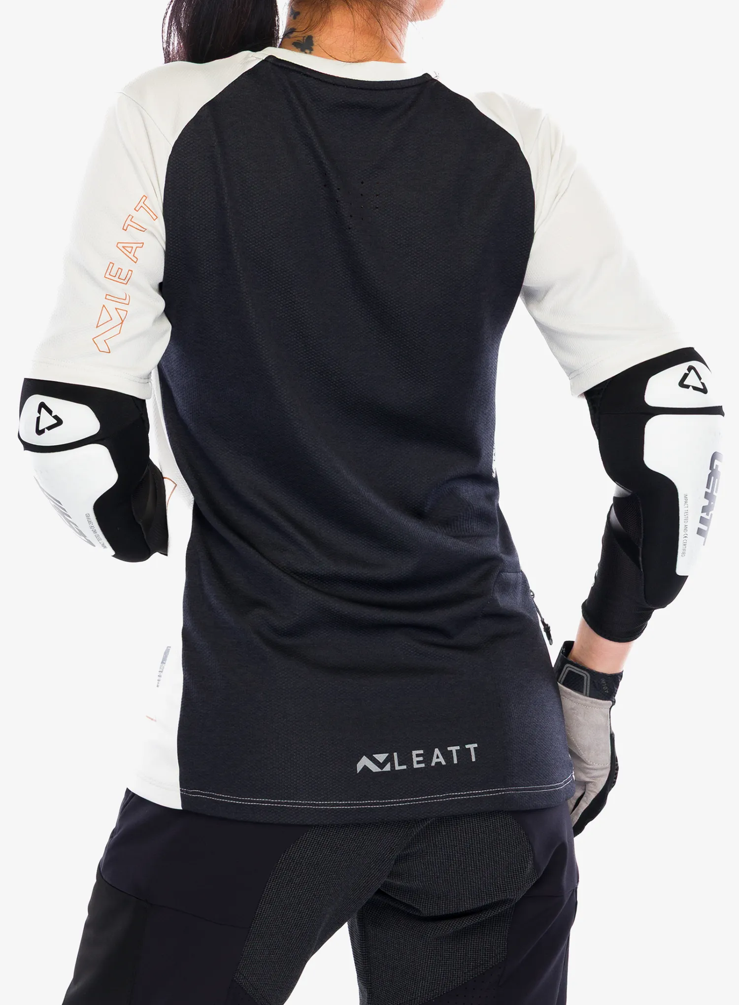 Tricou ciclism femei Leatt Jersey MTB Trail 2.0 - stone