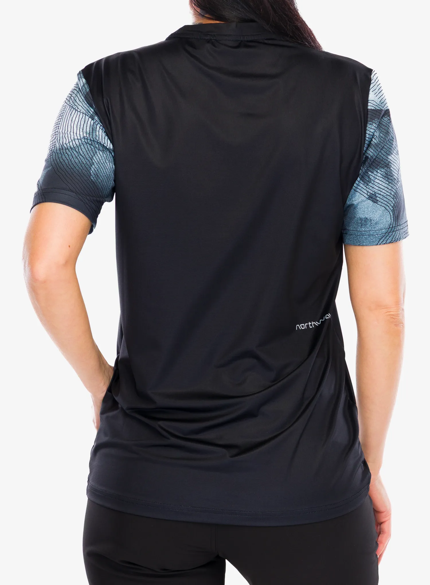 Tricou ciclism femei Northwave Xtrail 2 Woman Jersey Short Sleeve  - black