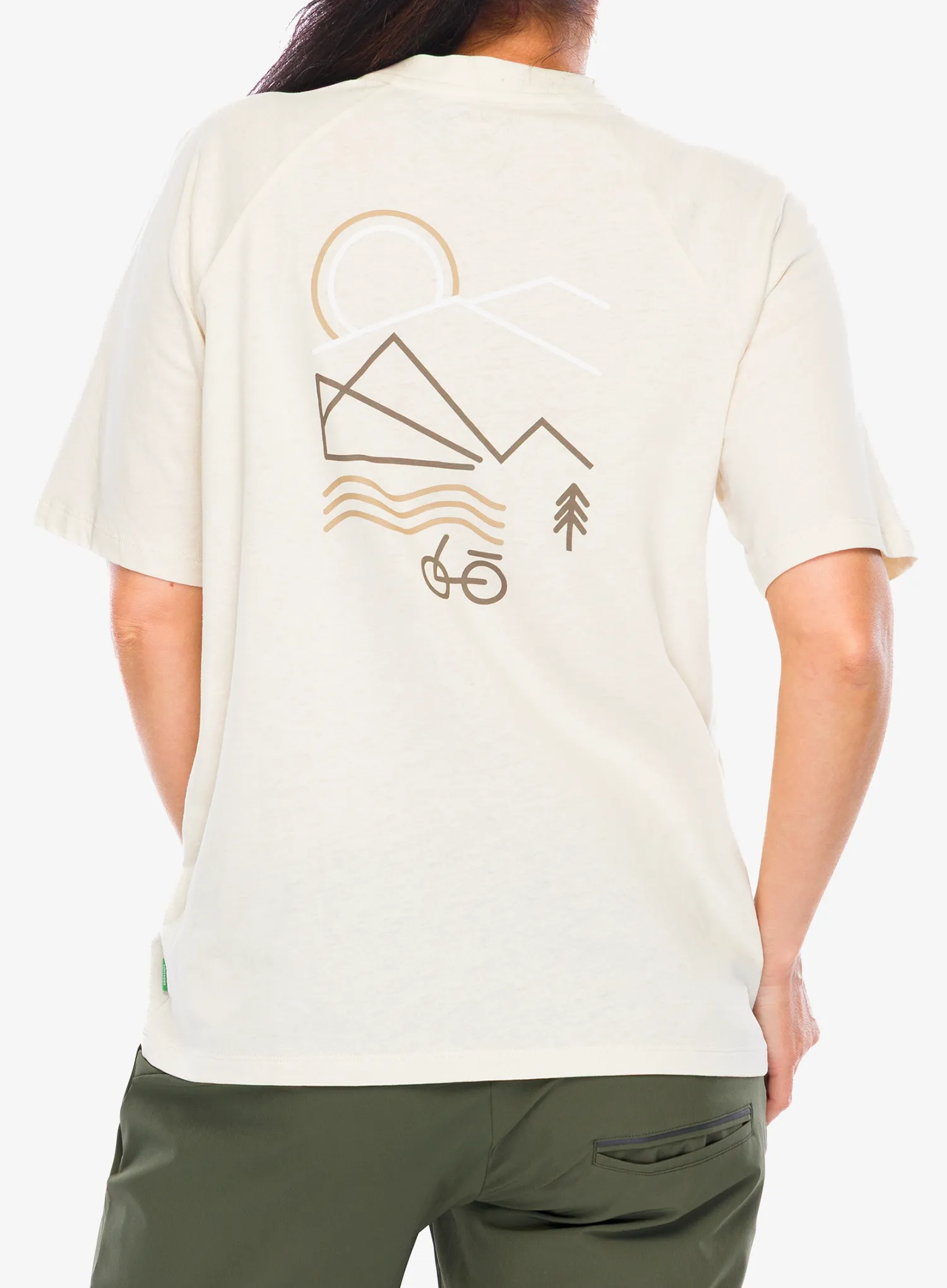 Tricou ciclism femei Vaude Cyclist Casual Shirt - ecru