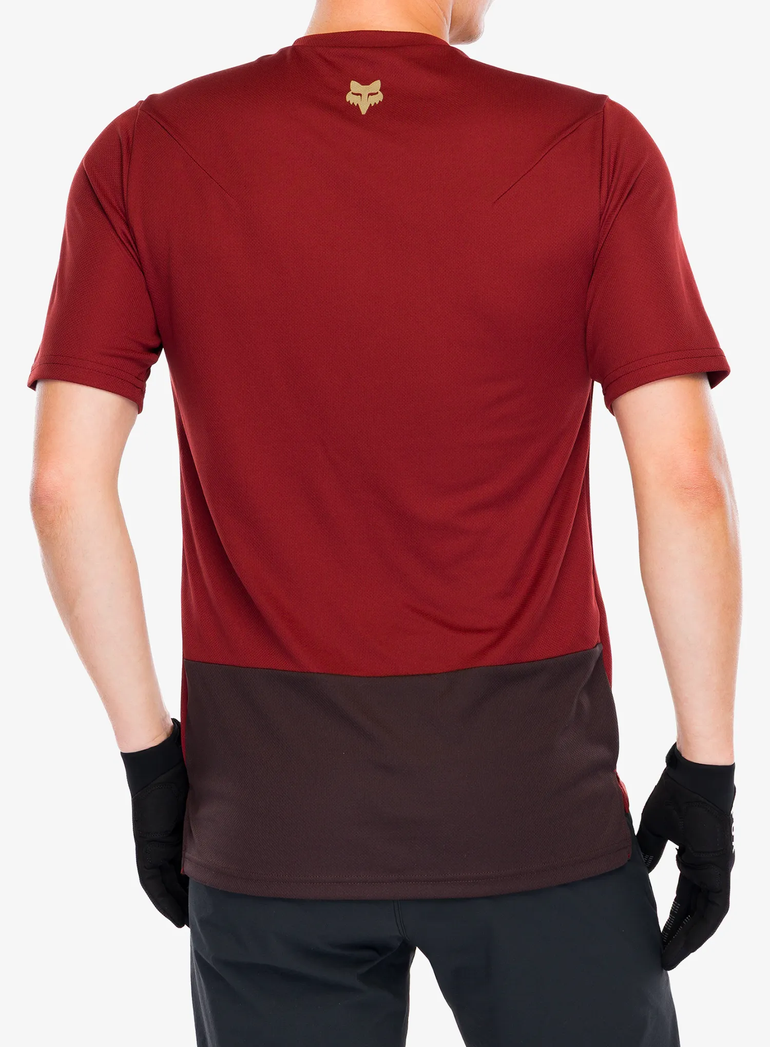 Tricou ciclism Fox Ranger SS Jersey Wordmark - rust
