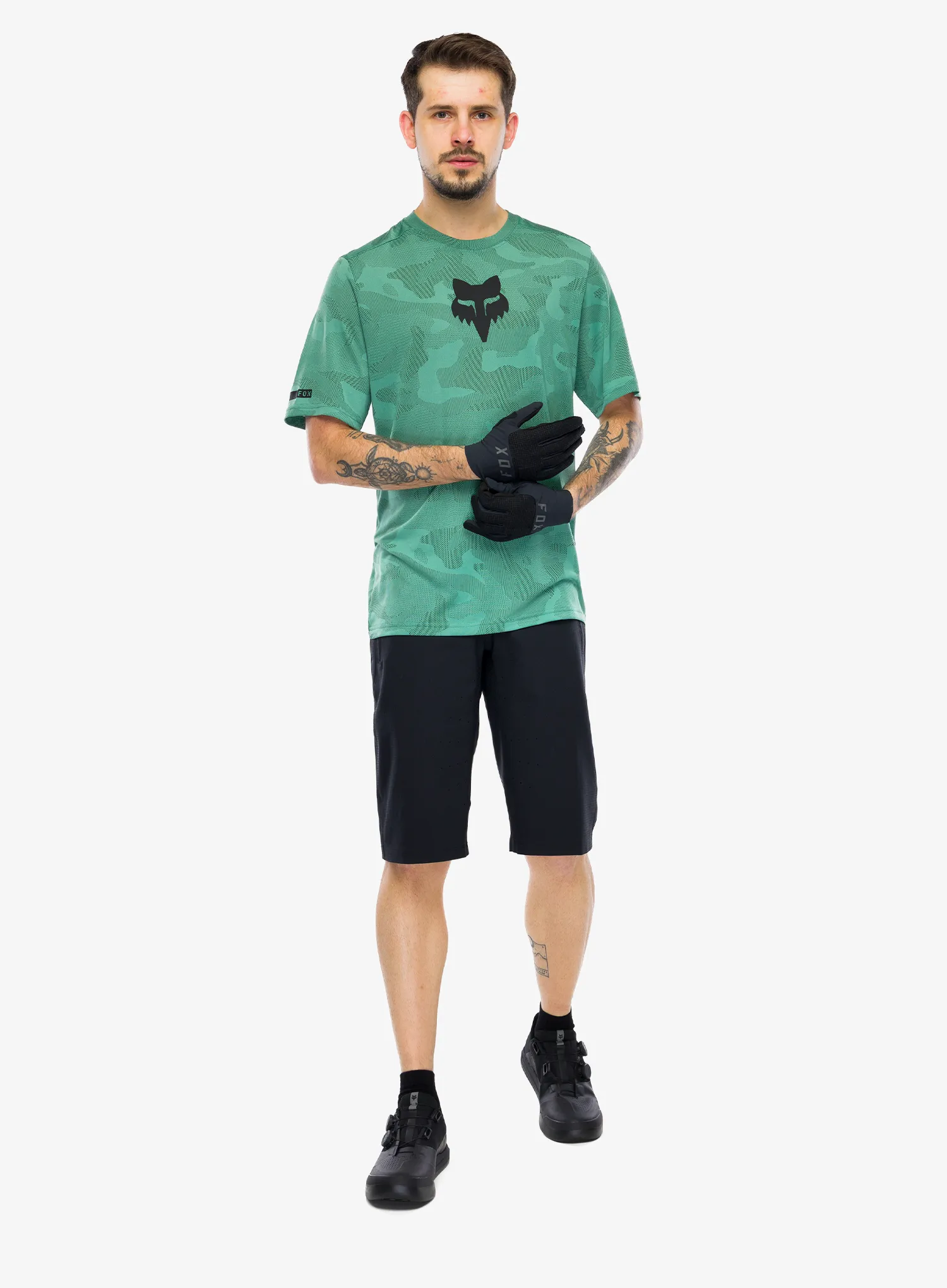 Tricou ciclism Fox Ranger Tru Dri SS Jersey - pine