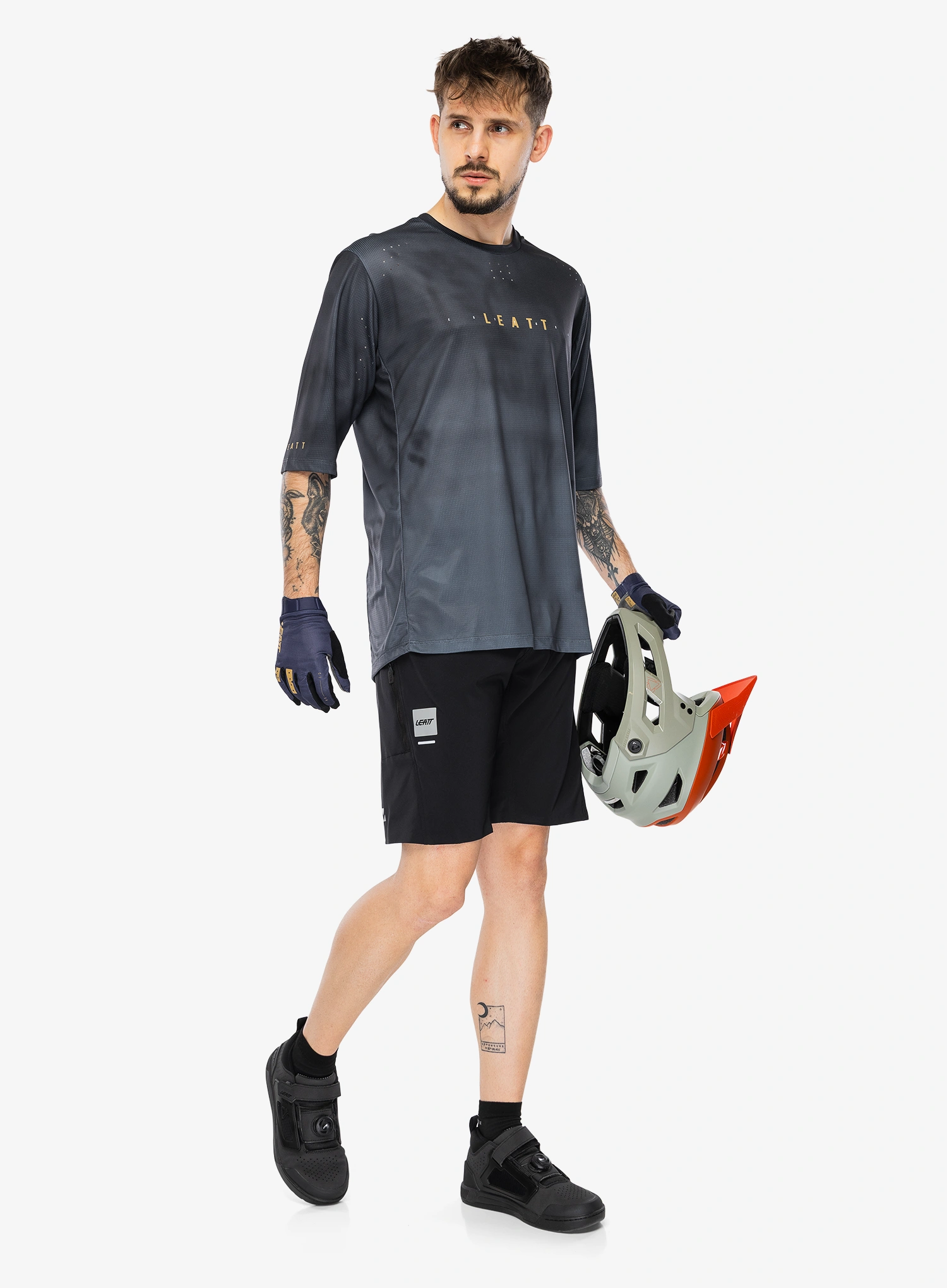 Tricou ciclism Leatt MTB Gravity 4.0 - black
