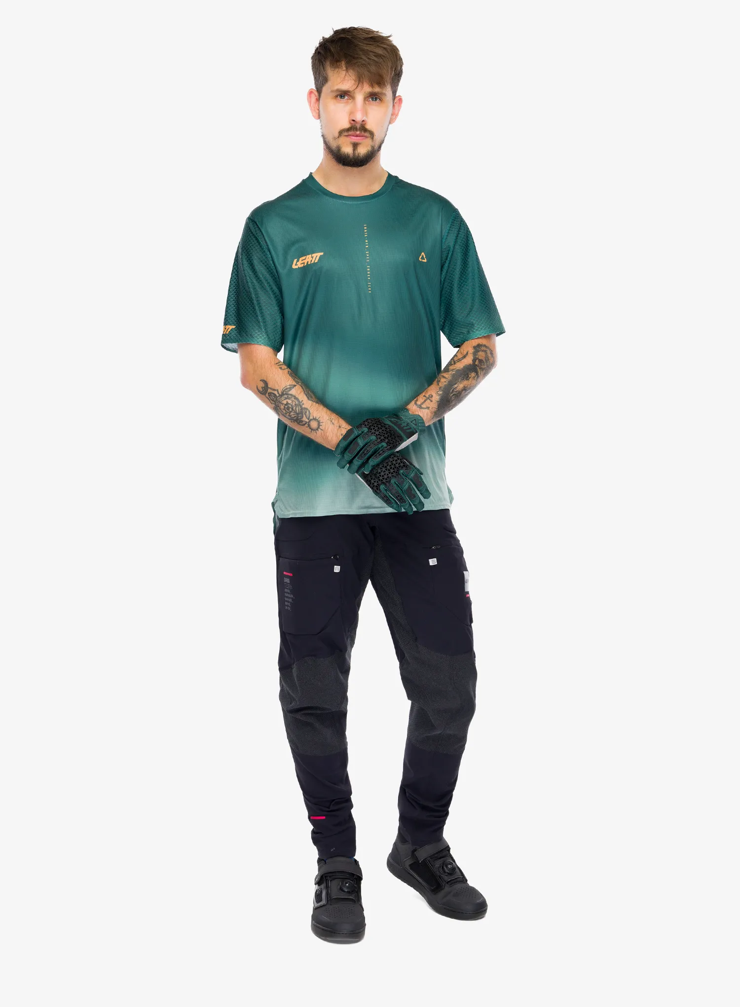 Tricou ciclism Leatt MTB Trail 3.0 - spruce green