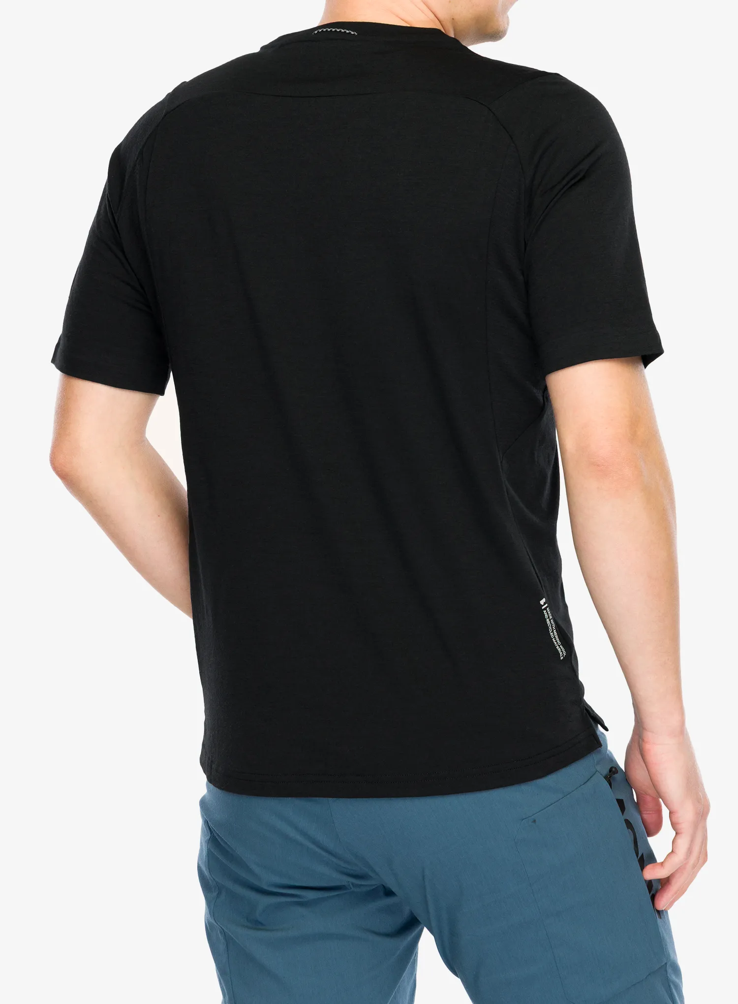 Tricou ciclism Mons Royale Diversion Merino Bike Jersey Short Sleeve - black