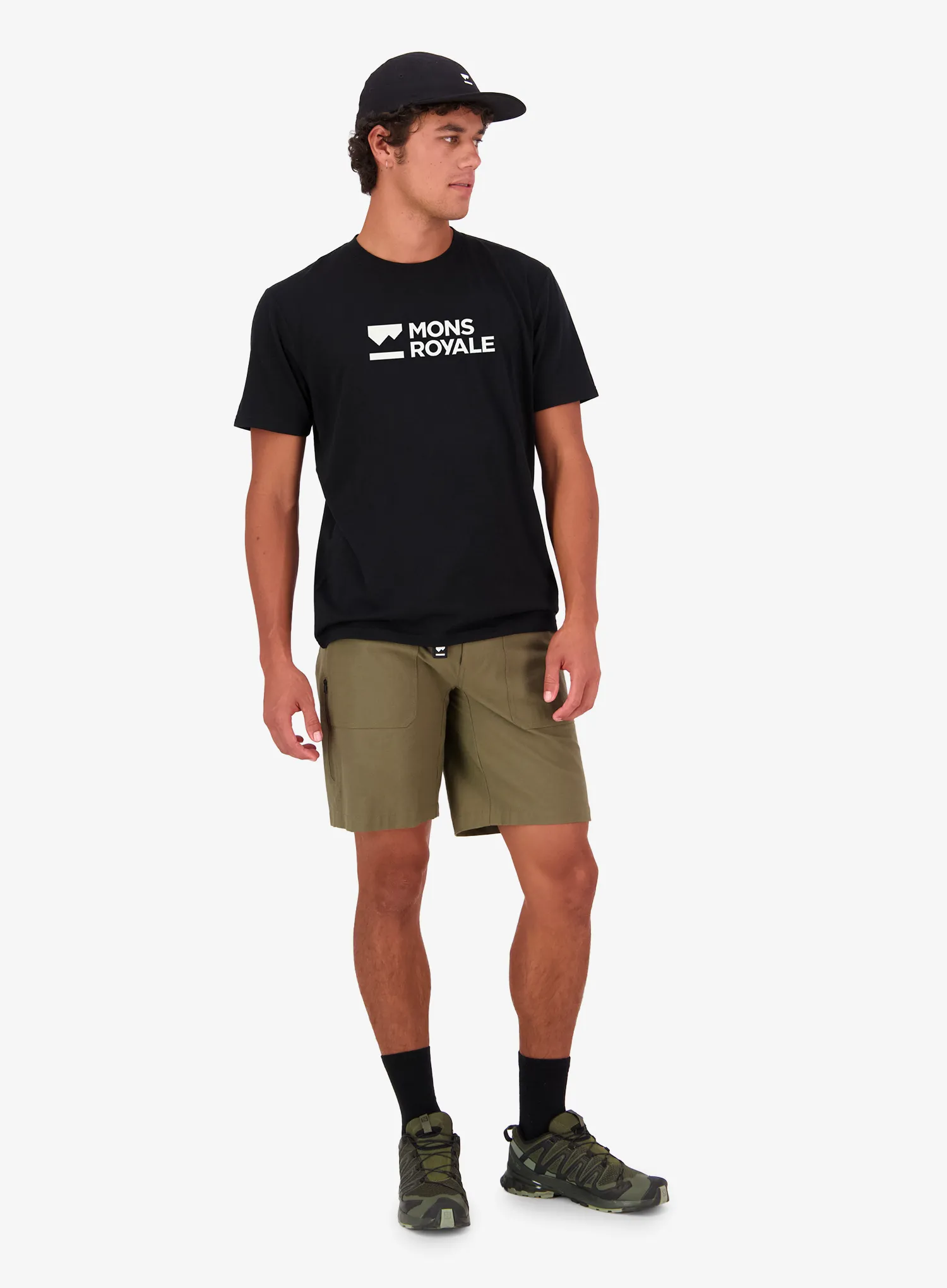 Tricou ciclism Mons Royale Icon Merino T-Shirt - black