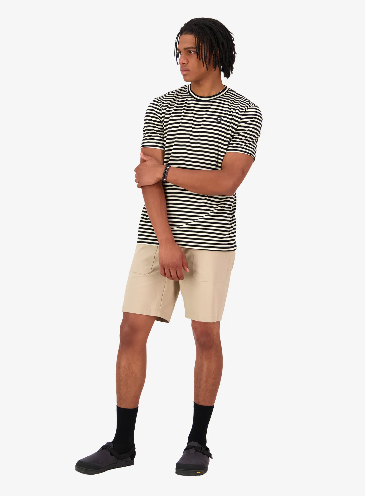 Tricou ciclism Mons Royale Icon Merino T-Shirt - mr stripe