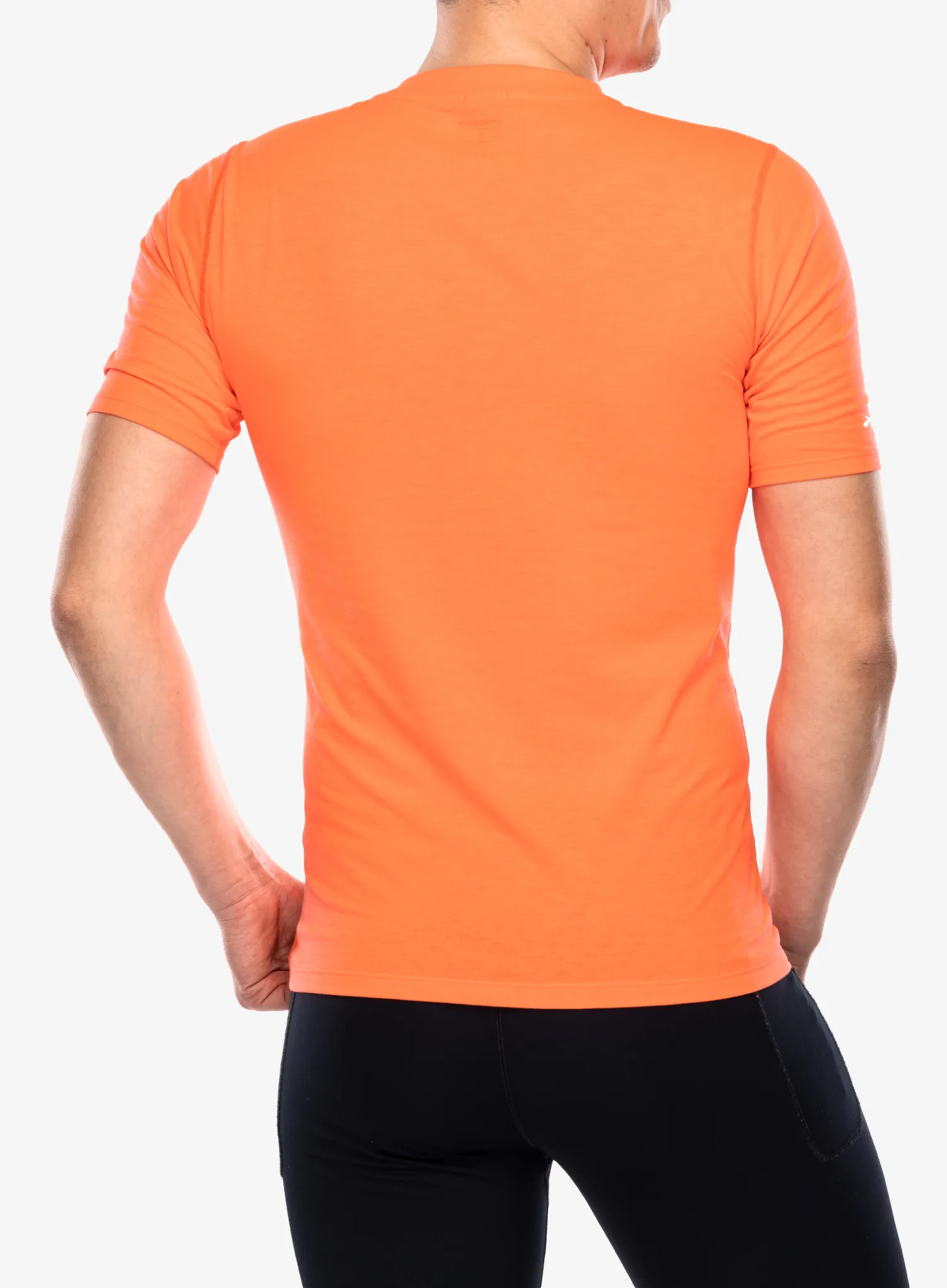 Tricou uscare rapida Brooks High Point Short Sleeve - flame/flame