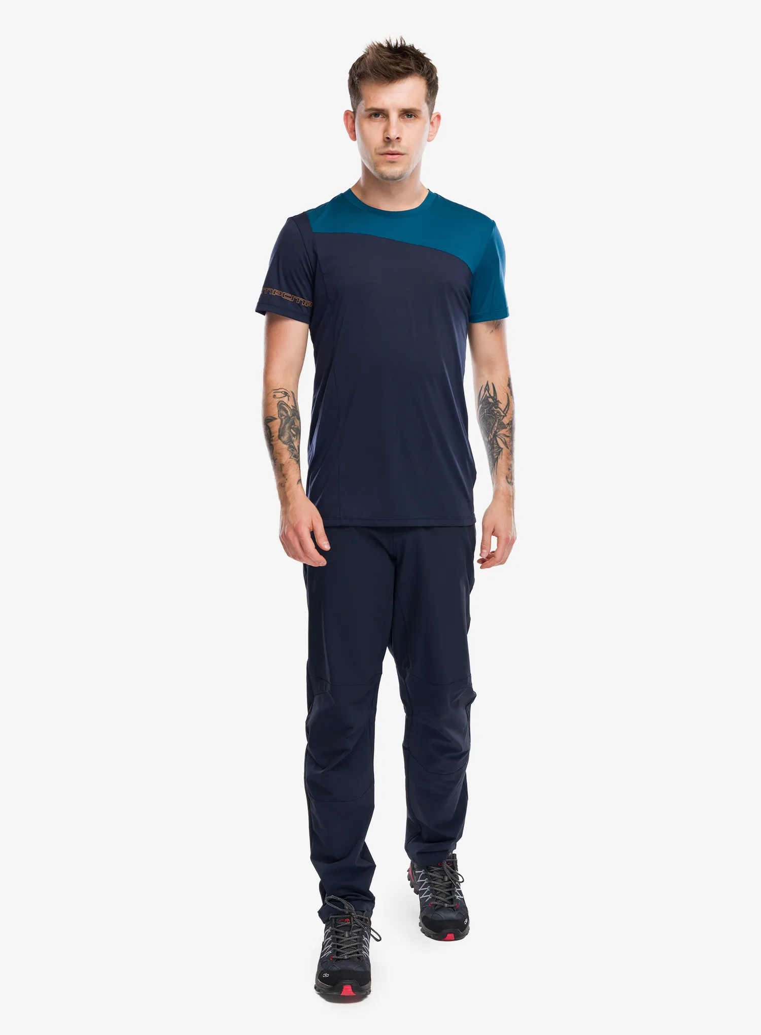 Tricou uscare rapida CMP Juvan T-Shirt - black blue