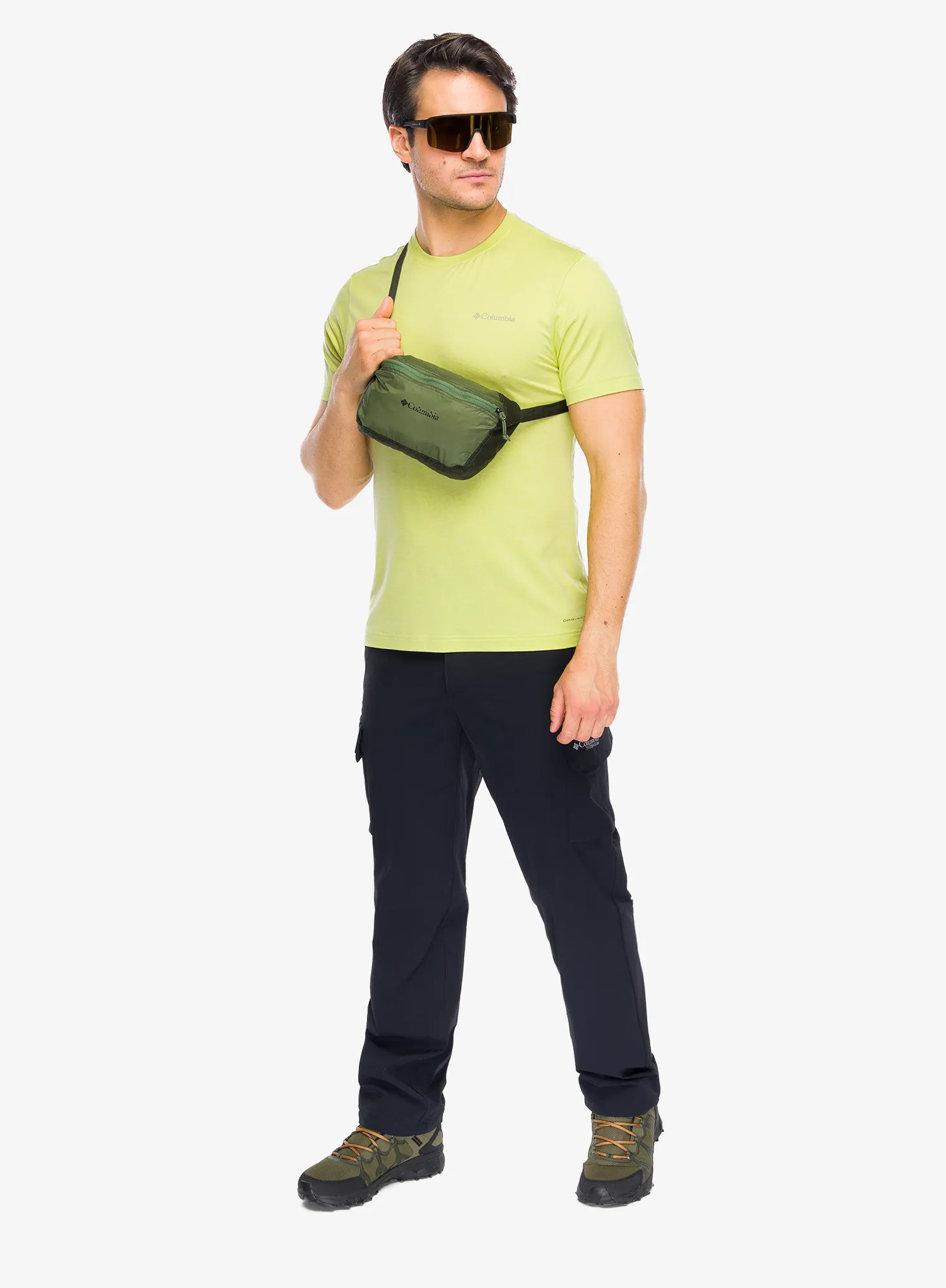 Tricou uscare rapida Columbia Parsons Point S/S Back Graphic Tee - c.haze heather/splatter gem