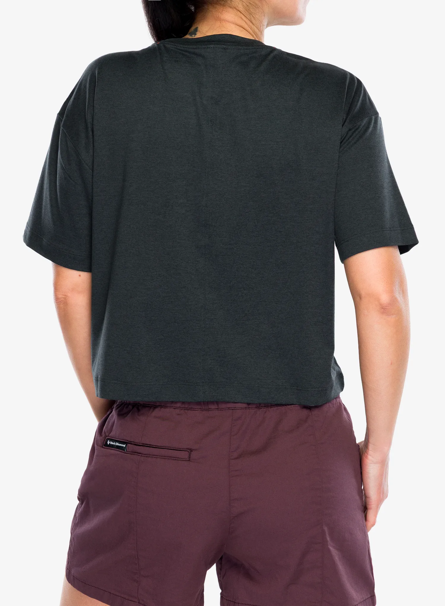 Tricou uscare rapida femei Black Diamond Circuit SS Tee - black/black