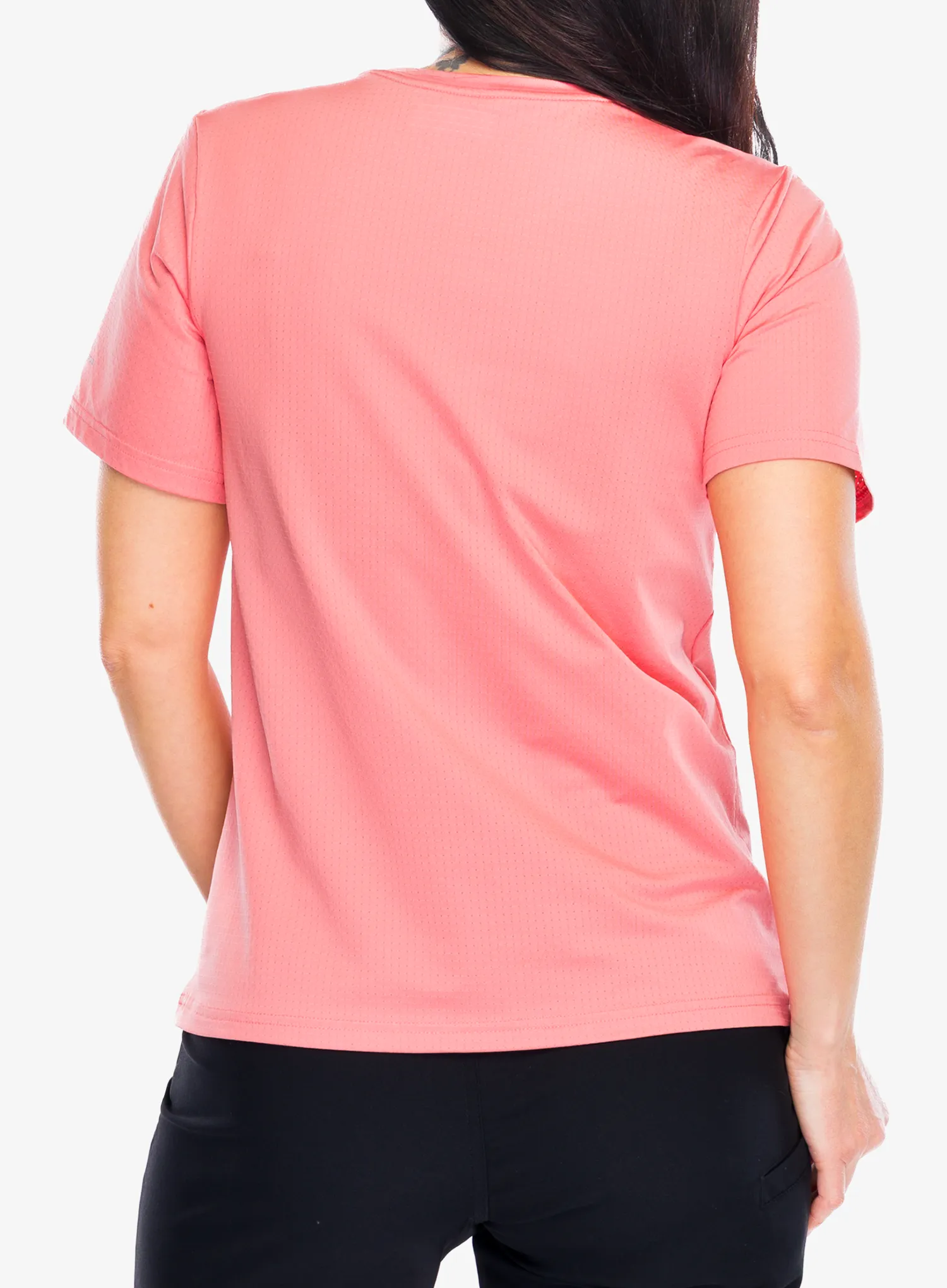 Tricou uscare rapida femei Columbia Wild Springs S/S - alpenglow
