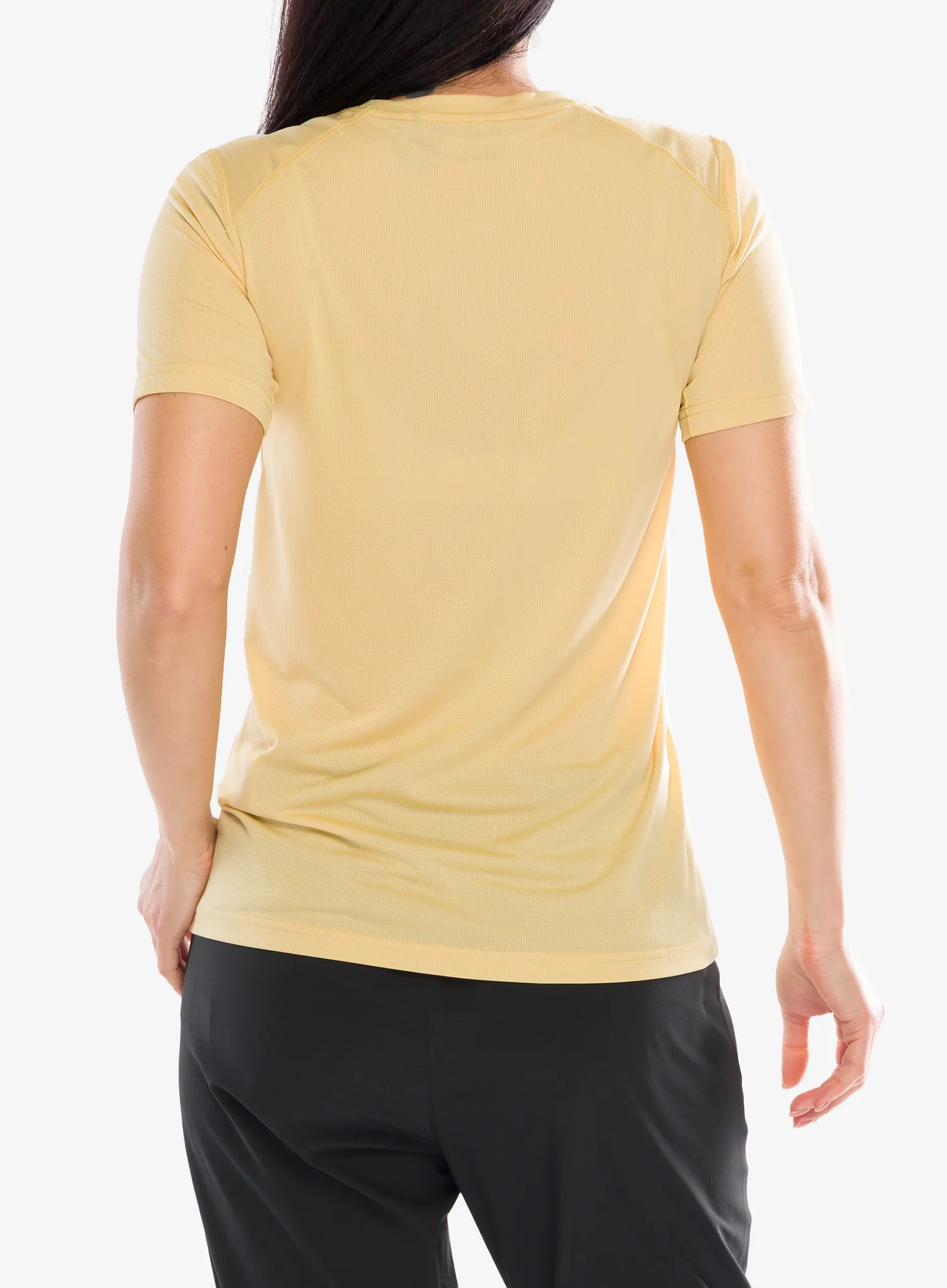 Tricou uscare rapida femei Fjallraven Abisko Day Hike SS - mais yellow