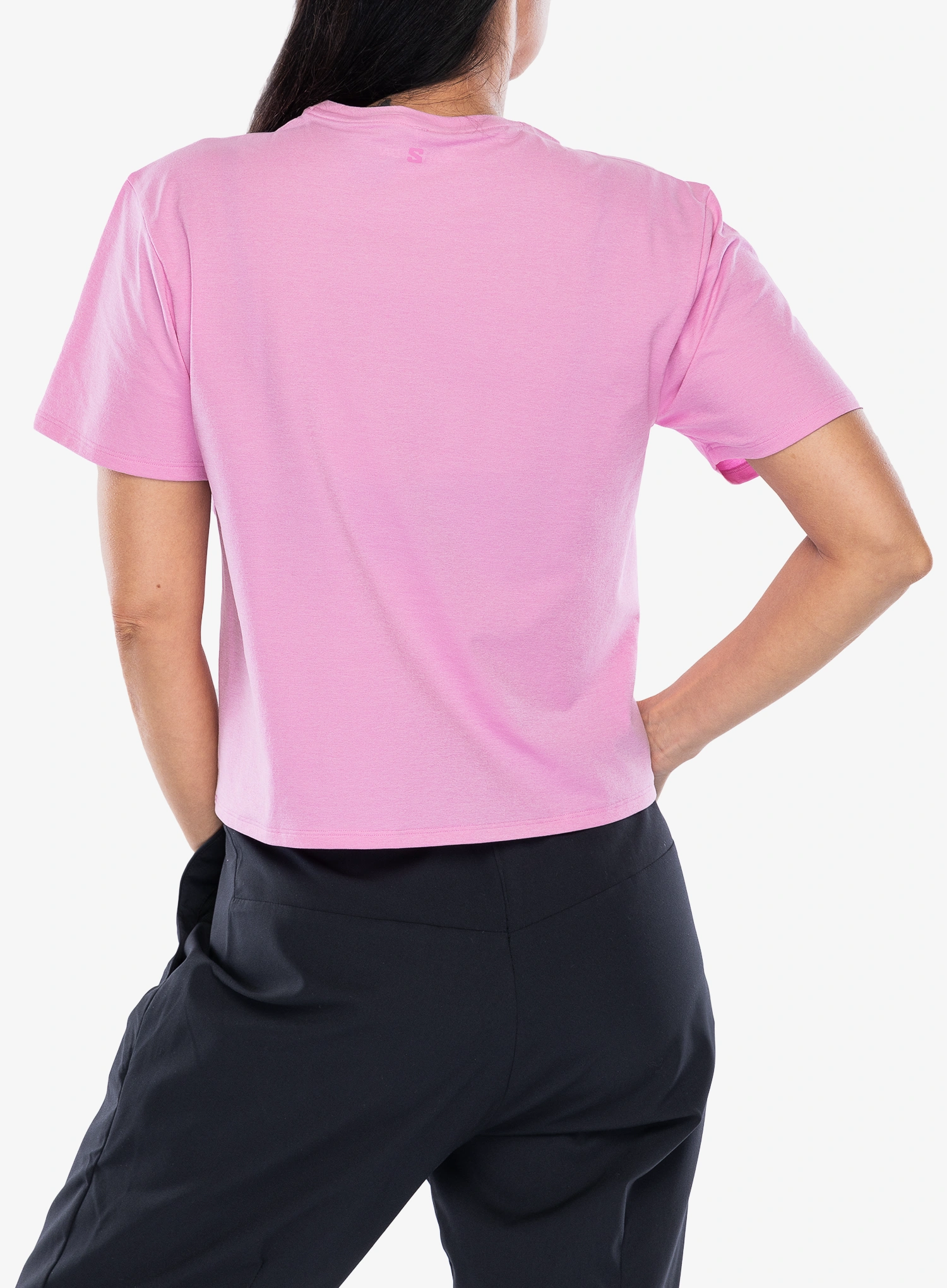Tricou uscare rapida femei Salomon Trackline S/S Tee - cyclamen