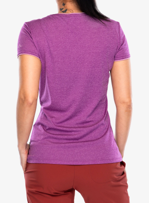 Tricou uscare rapida femei Vaude Essential T-Shirt - magenta