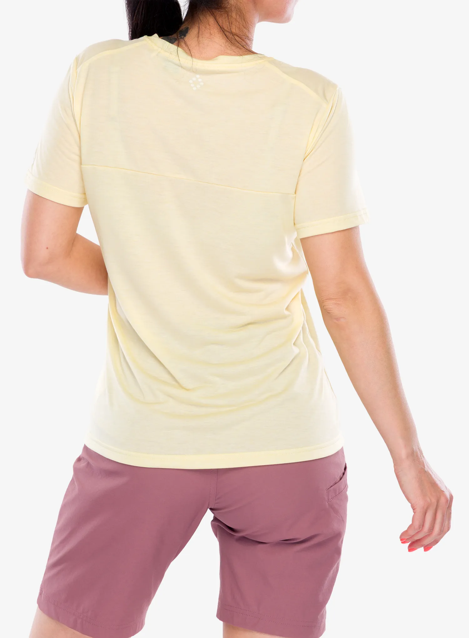 Tricou uscare rapida femei Vaude Skomer Print T-Shirt III - vanilla