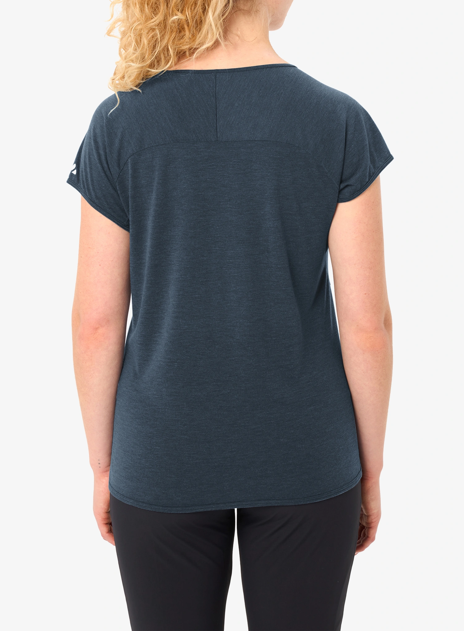 Tricou uscare rapida femei Vaude Tekoa T-Shirt II - dark sea/white