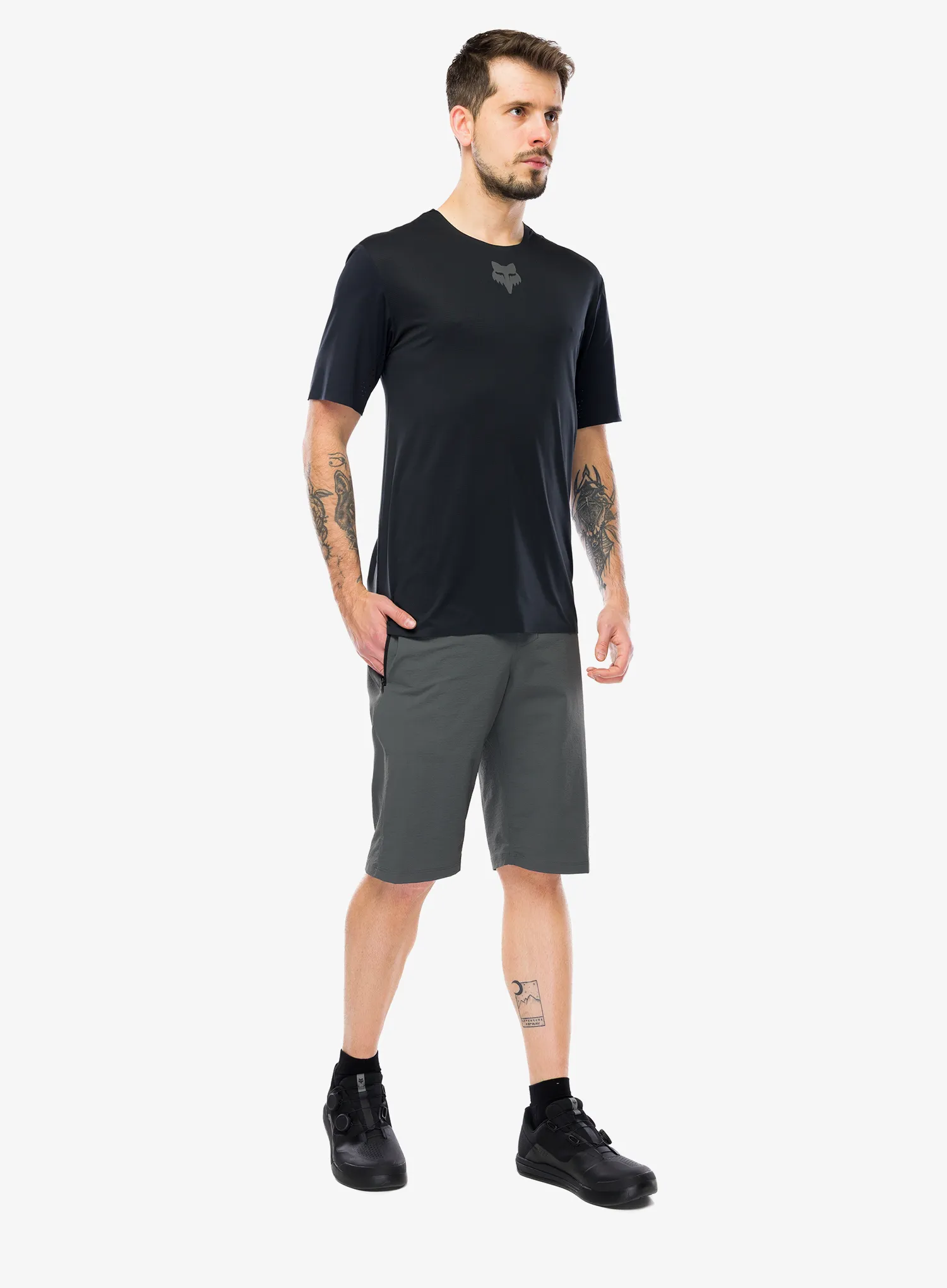 Tricou uscare rapida Fox Flexair SS Jersey - black