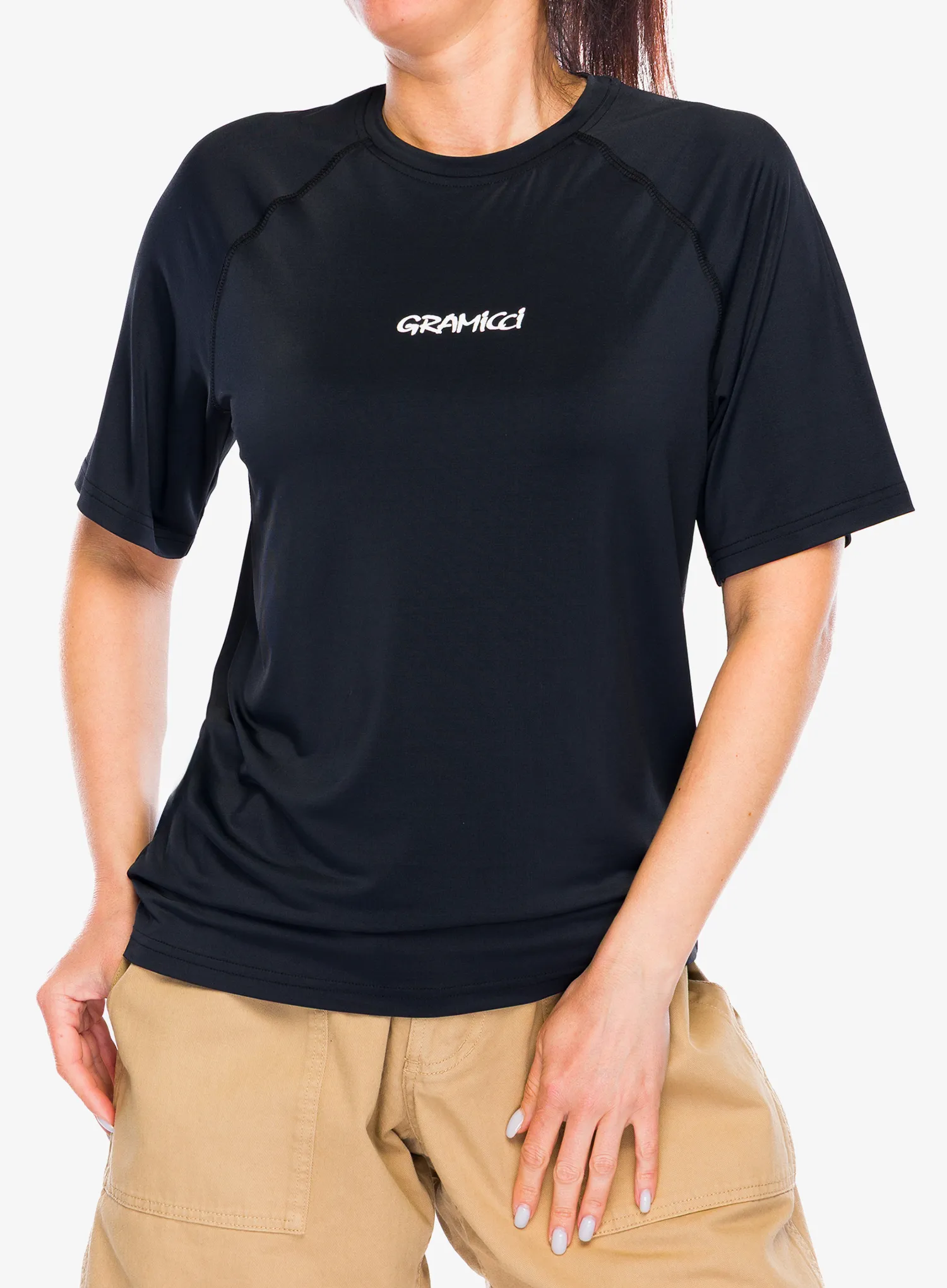 Tricou uscare rapida Gramicci Upf-Shield Short Sleeve Top - black