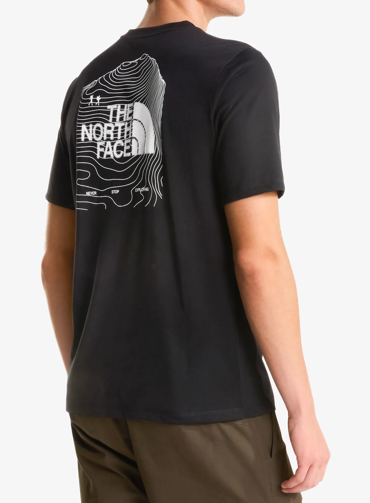 Tricou uscare rapida The North Face Bitmap Logo Short Sleeves Tee - tnf black