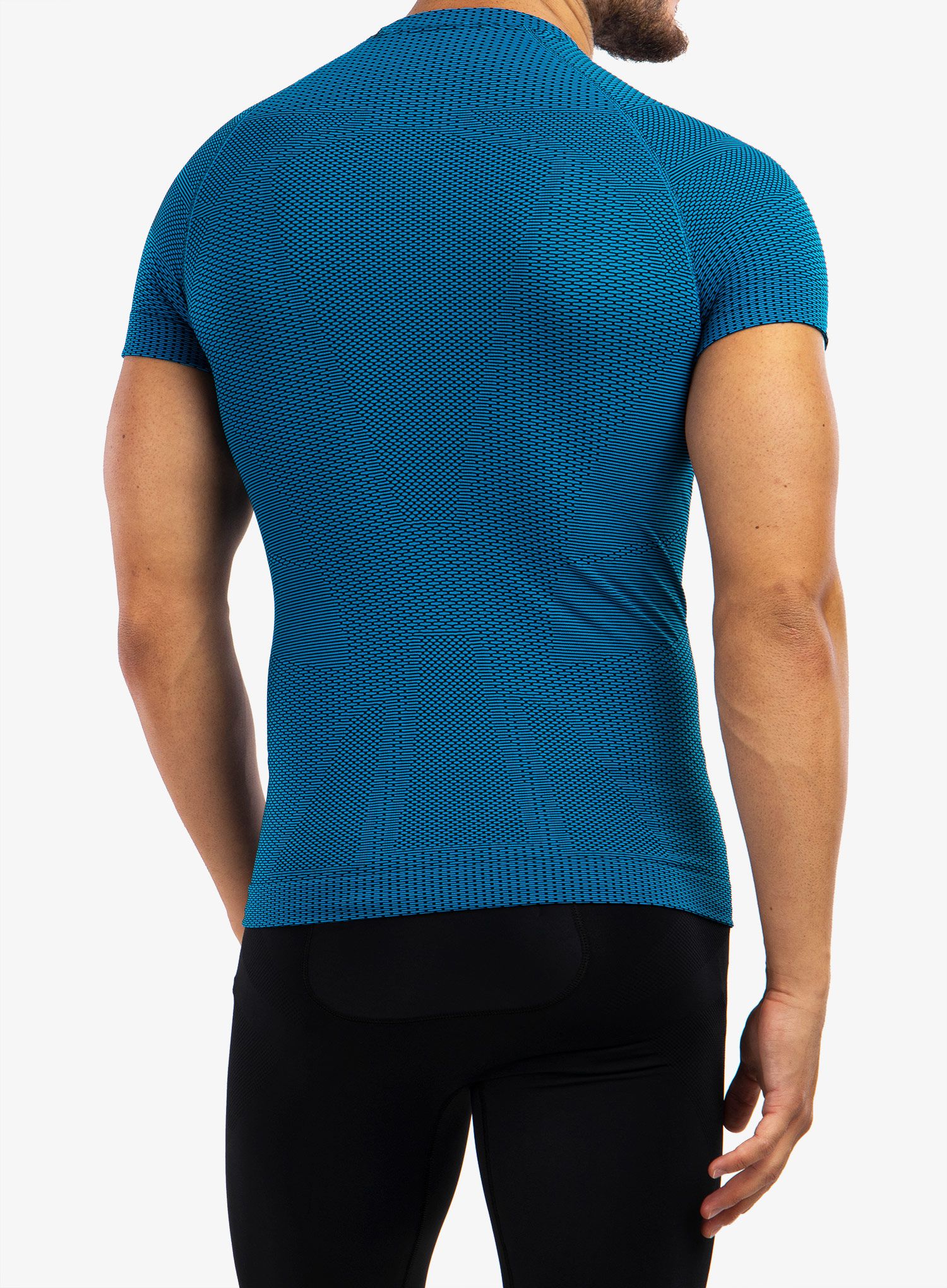 Tricou termic de corp barbati Brubeck 3D Run PRO T-shirt - blue