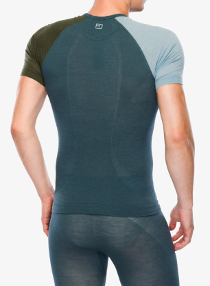 Tricou termic Ortovox 120 Comp Light Short Sleeve - dark arctic grey