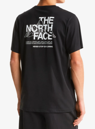 Tricou The North Face Mountain Sketch Regular SS - tnf black