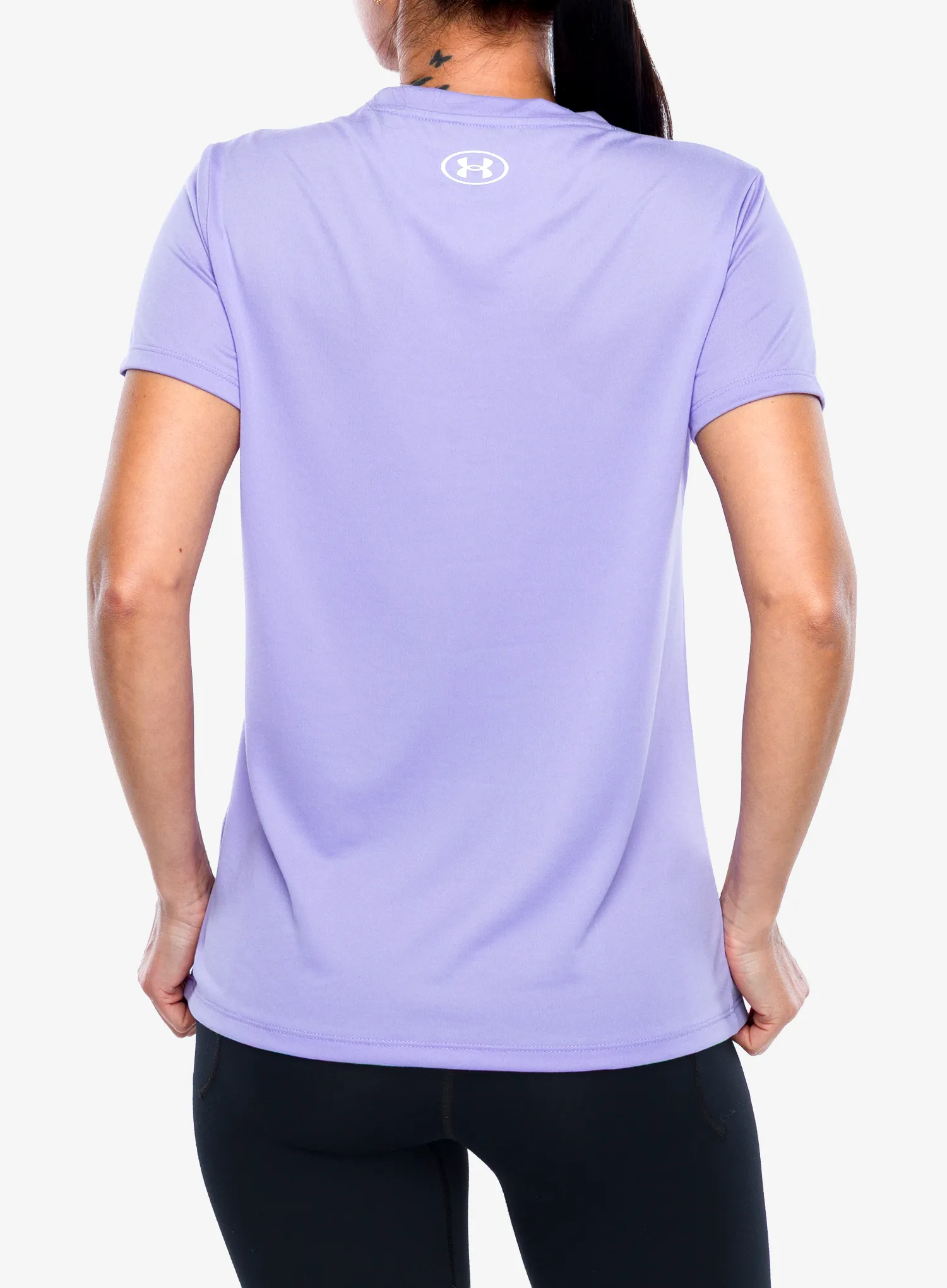 Tricou sport femei Under Armour UA Tech SSV - transparent/white