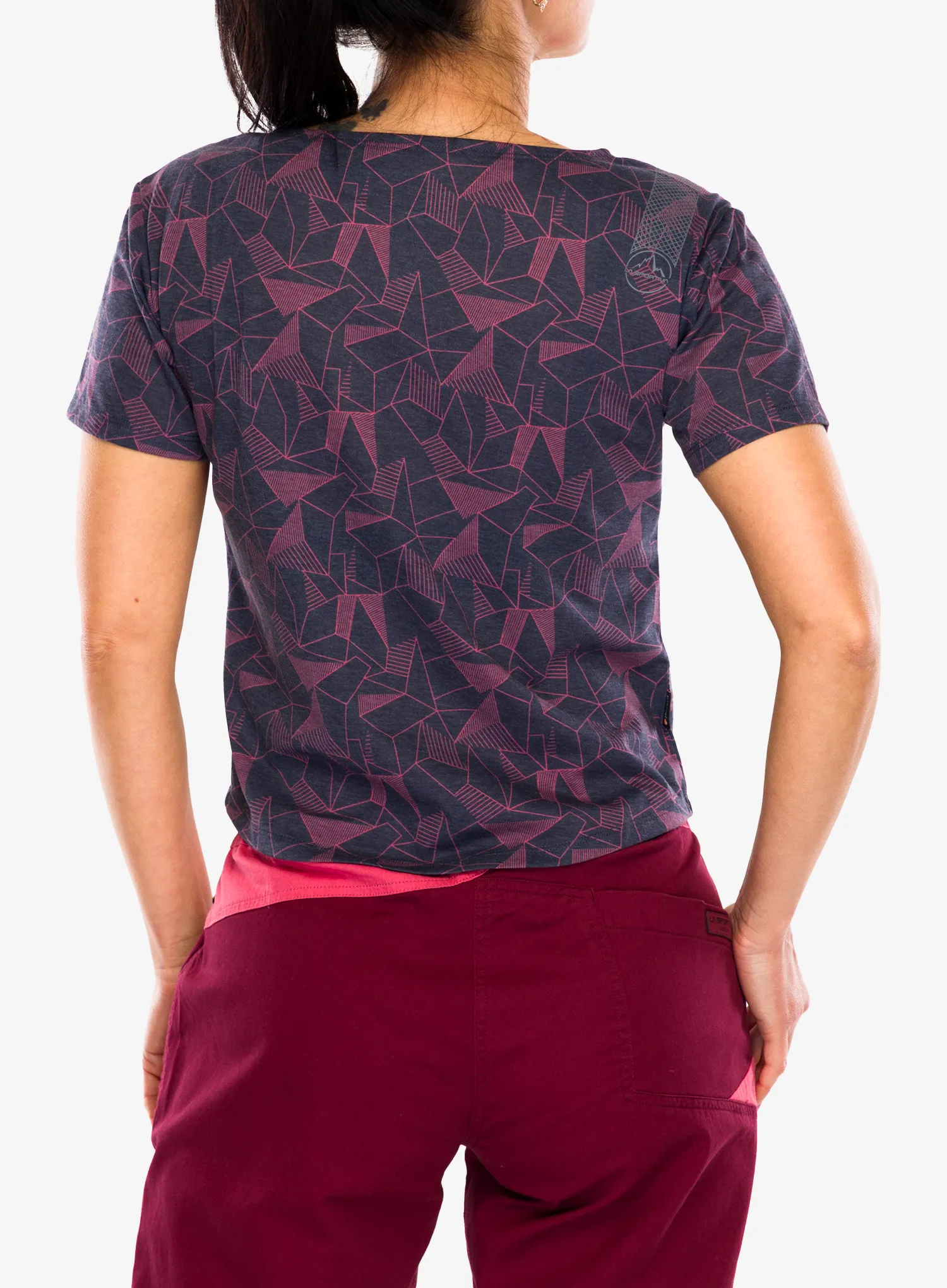 Tricou escaladă femei La Sportiva Dimension T-Shirt - night sky/rosebay
