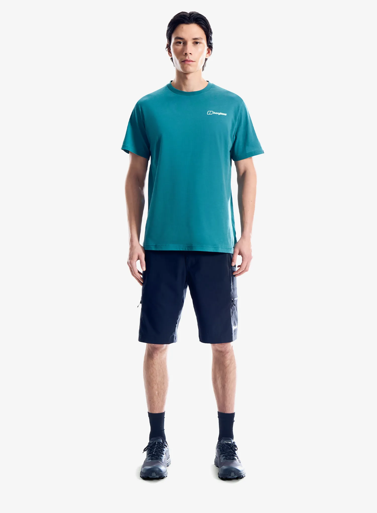 Tricou cu imprimeu Berghaus Geo Mountaintry Essential Tee Am - northern storm