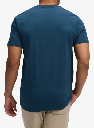 Tricou cu imprimeu Black Diamond Mini Stacked SS Tee - indigo