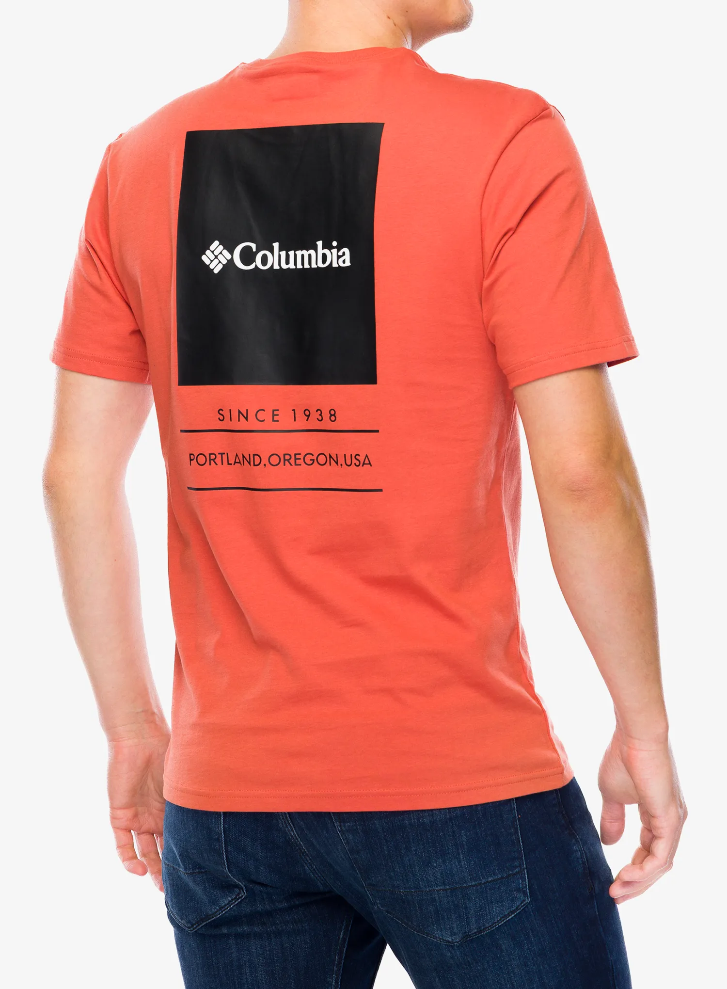 Tricou cu imprimeu Columbia Barton Springs S/S Graphic Tee - tuscan