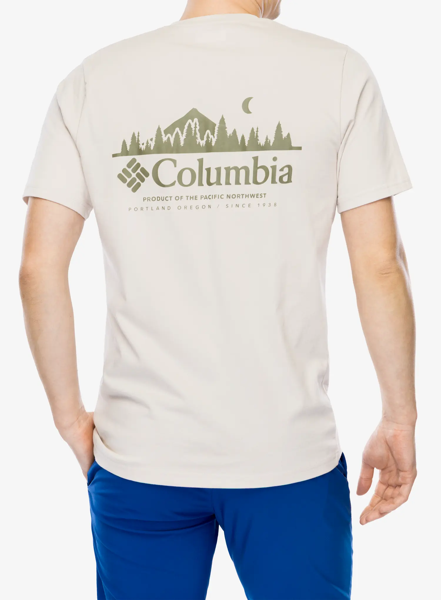 Tricou cu imprimeu Columbia Hageman Graphic Tee - dark stone/heavenly horizons