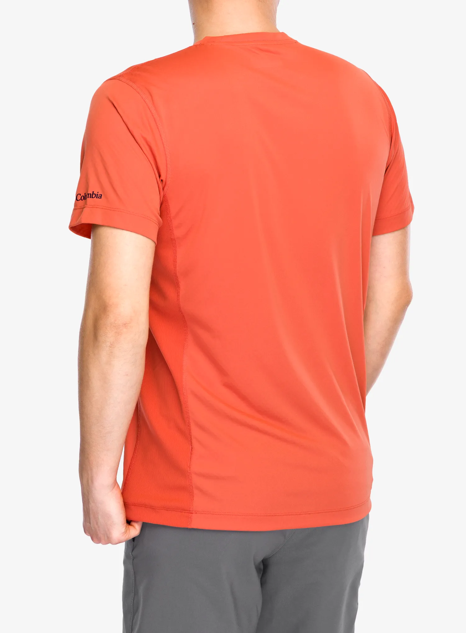 Tricou cu imprimeu Columbia Zero Rules Light S/S Graphic Crew - tuscan/actively cooled