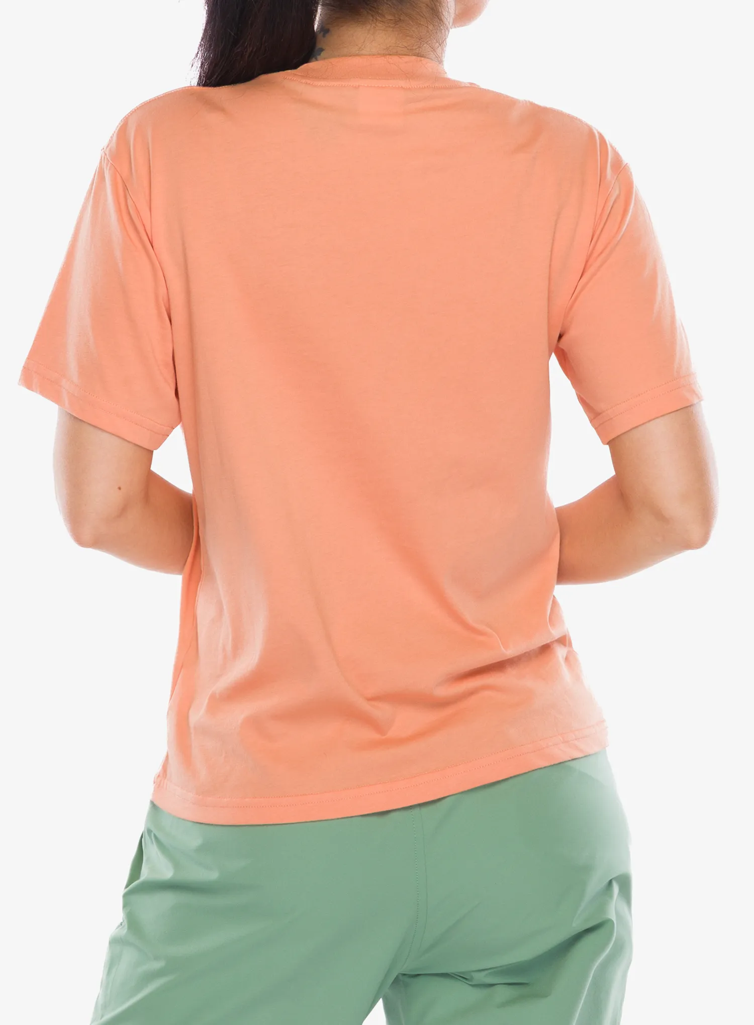 Tricou cu imprimeu femei Marmot MMW Tee S/S - fresh apricot