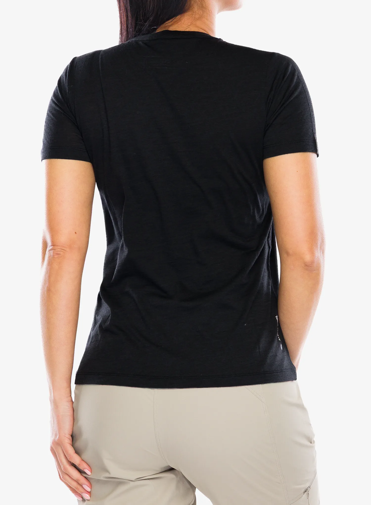 Tricou cu imprimeu femei Salewa Eagle Dotted Mtn Am T-Shirt - black out