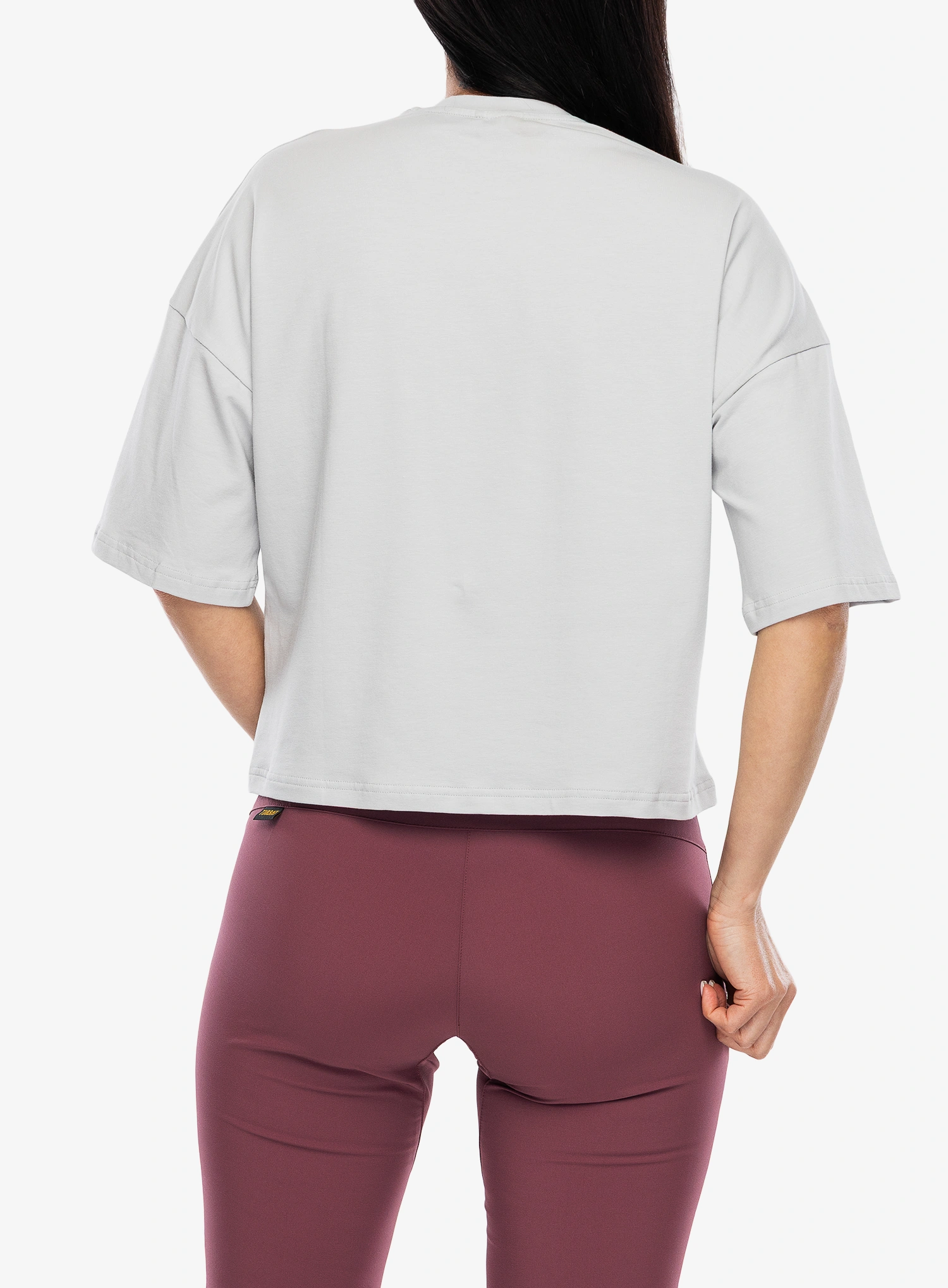 Tricou cu imprimeu femei Turbat Steppe Flowers T-Shirt - glacier gray