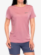 Tricou cu imprimeu femei Viking Morain Bamboo - light pink