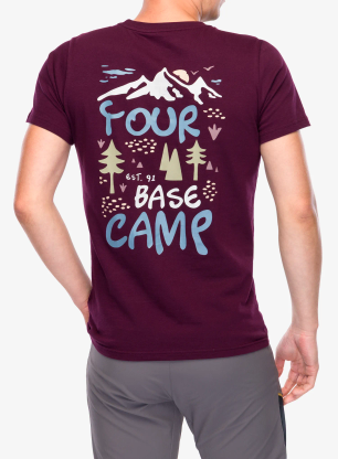 Tricou cu imprimeu Hannah Fred - winetasting