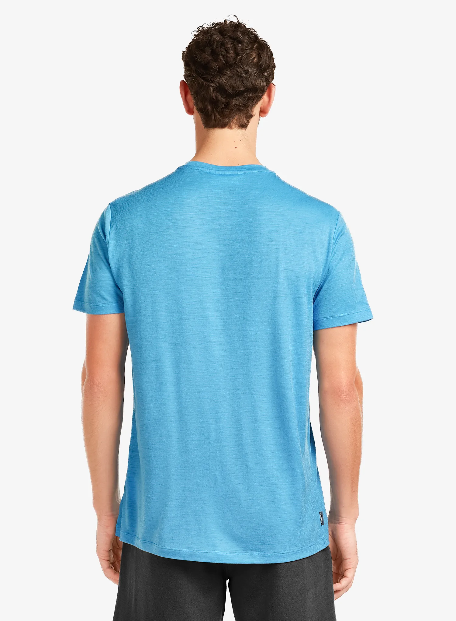 Tricou cu imprimeu Icebreaker Merino 150 Tech Lite SS Tee Range Stripes - arctic