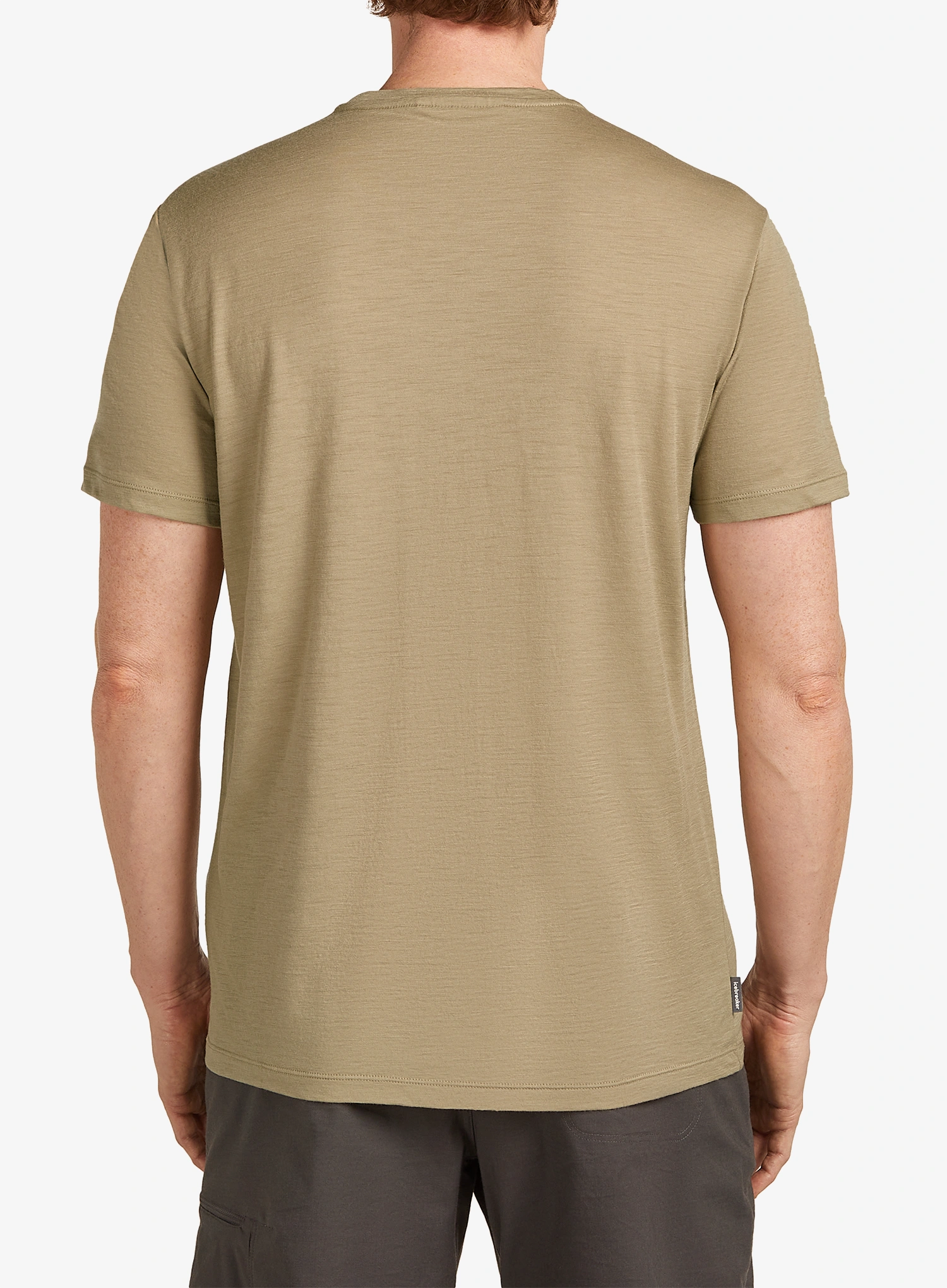 Tricou cu imprimeu Icebreaker Merino 150 Tech Lite SS Tee Ruapehu Round - flagstone