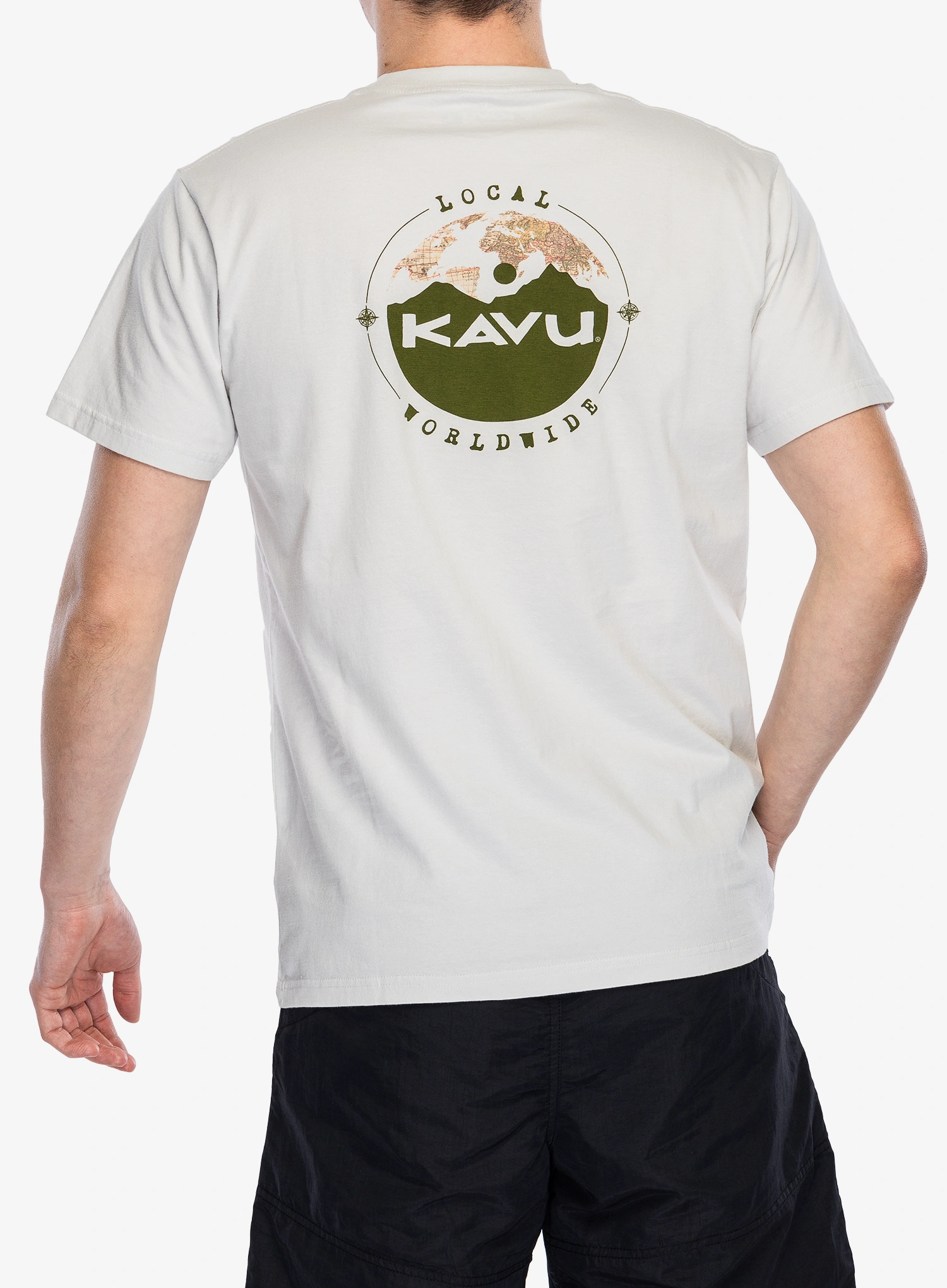 Tricou cu imprimeu Kavu Globalize - lunar rock